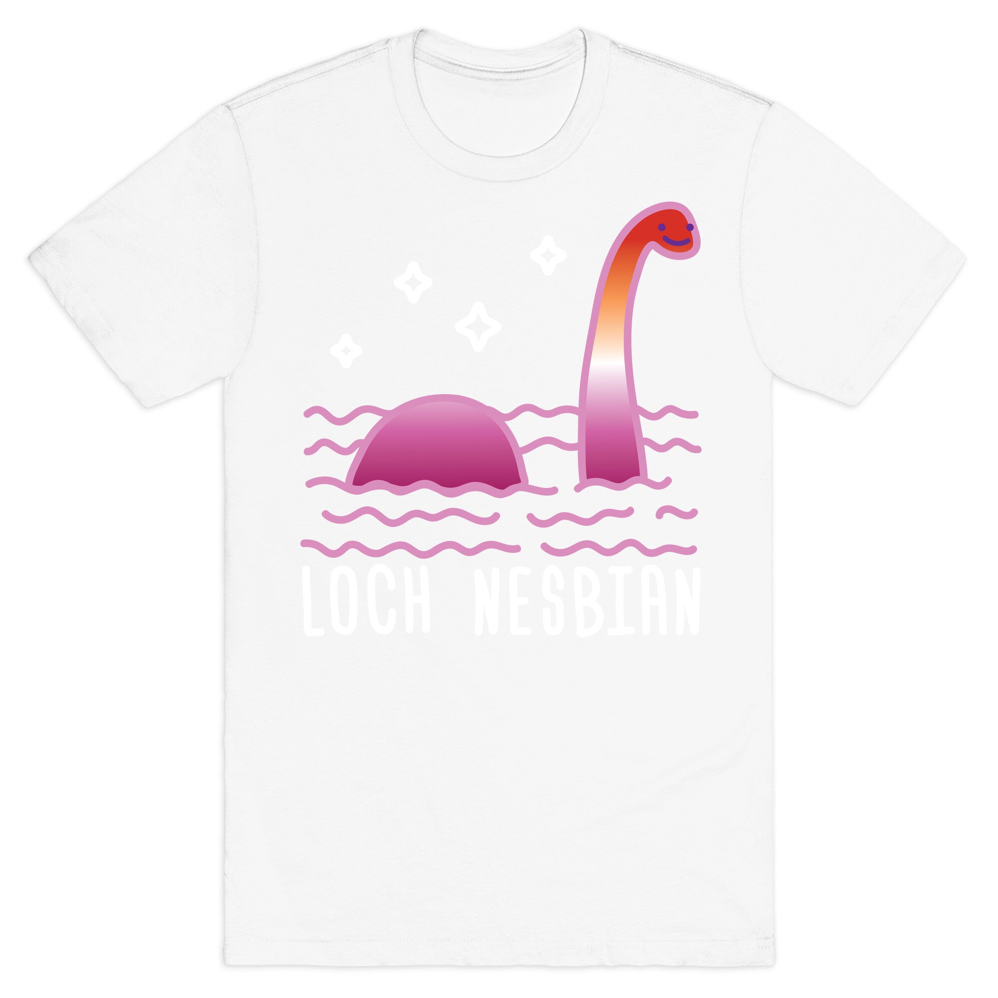 Loch Nesbian Lesbian Nessie T-Shirt