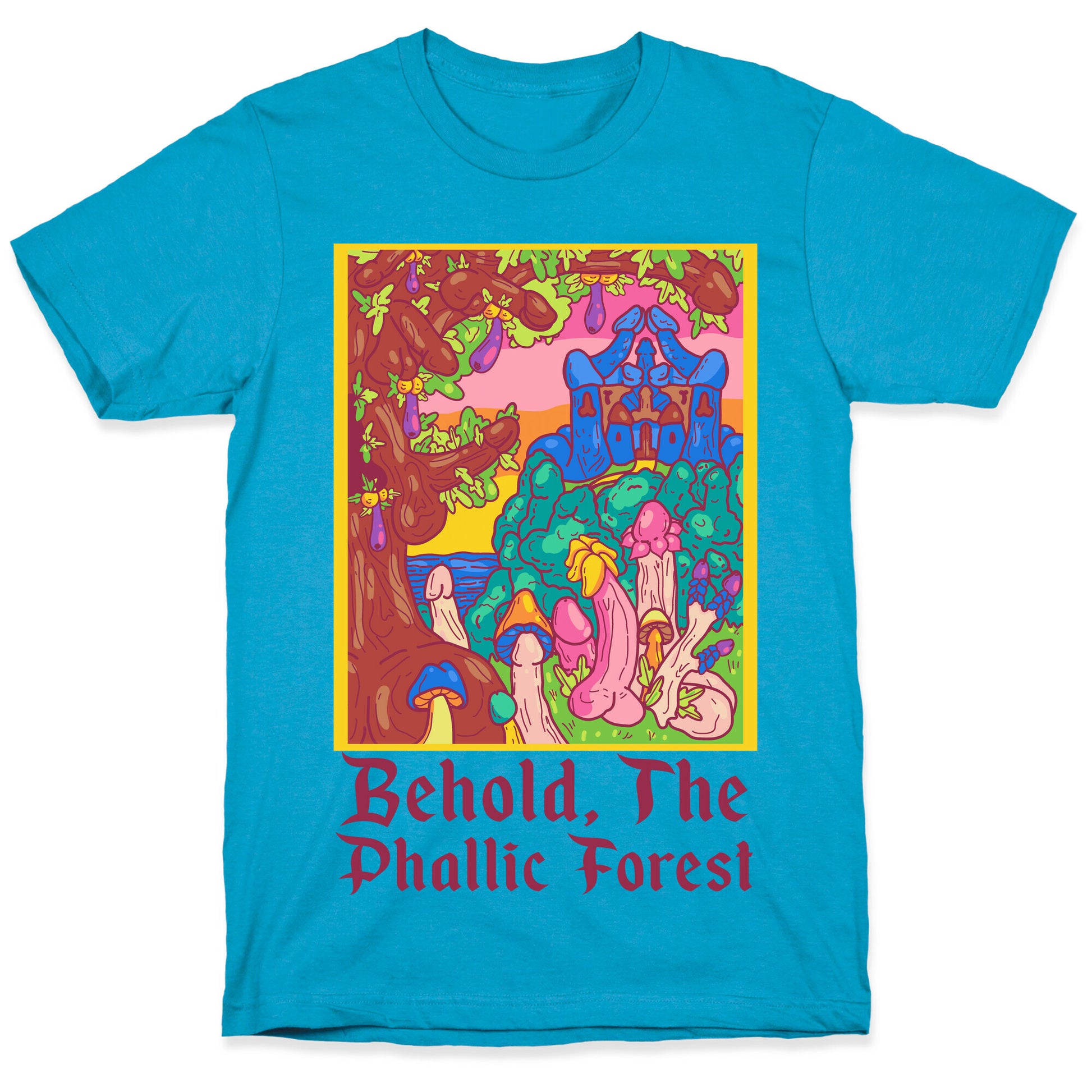 Behold, The Phallic Forest Unisex Triblend Tee