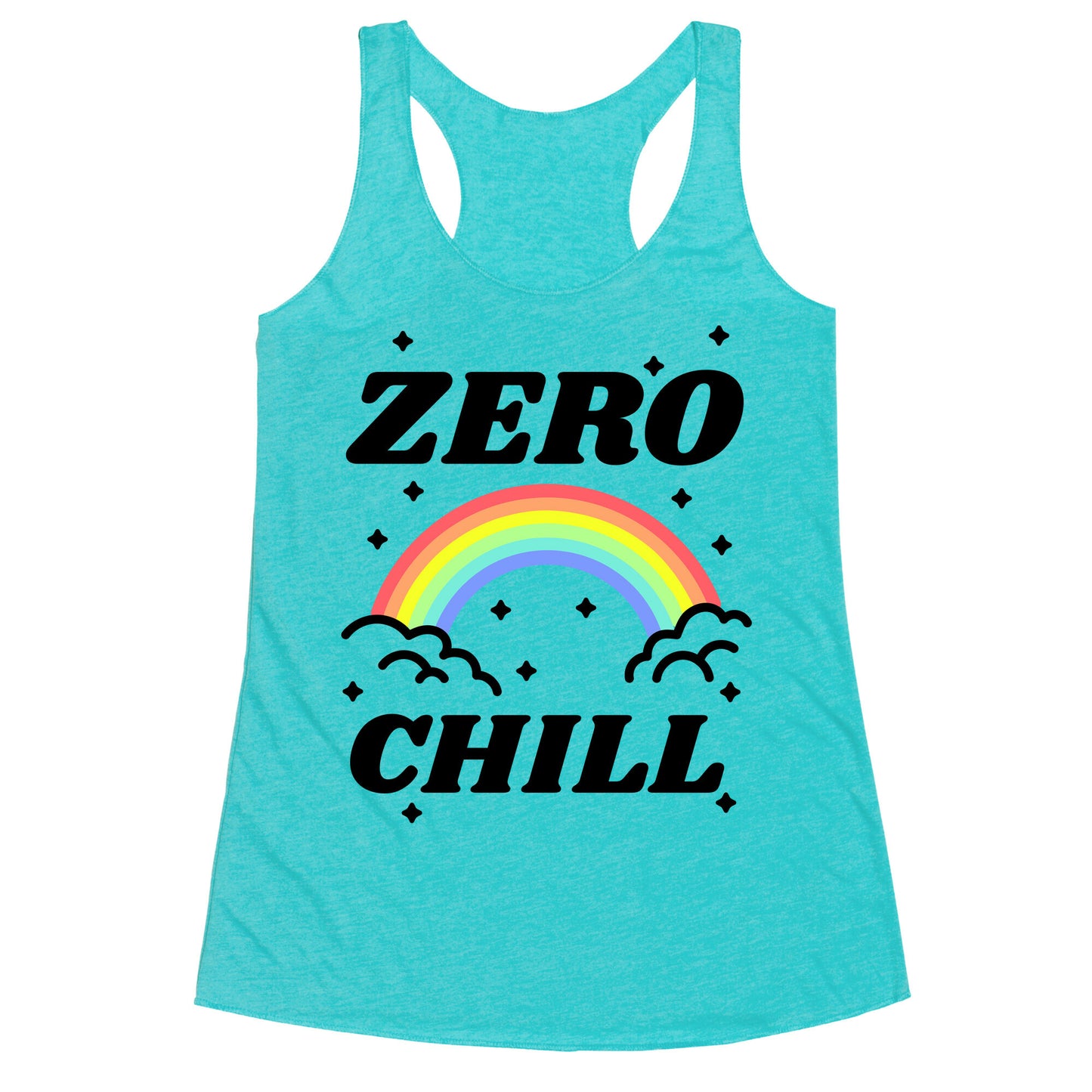 Zero Chill Rainbow Racerback Tank