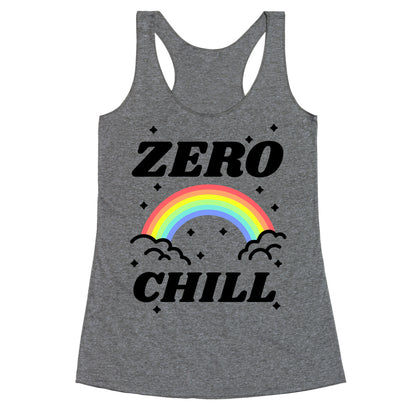 Zero Chill Rainbow Racerback Tank