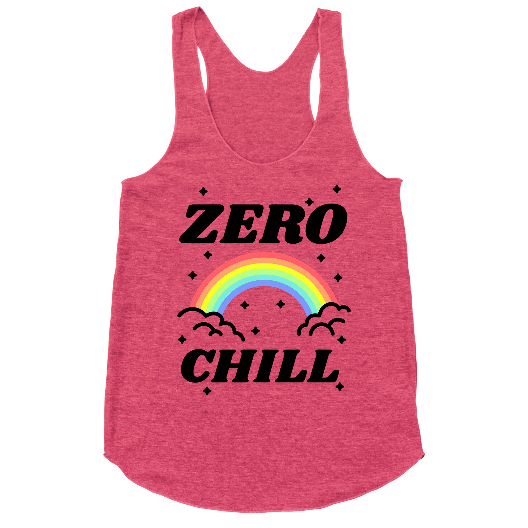 Zero Chill Rainbow Racerback Tank