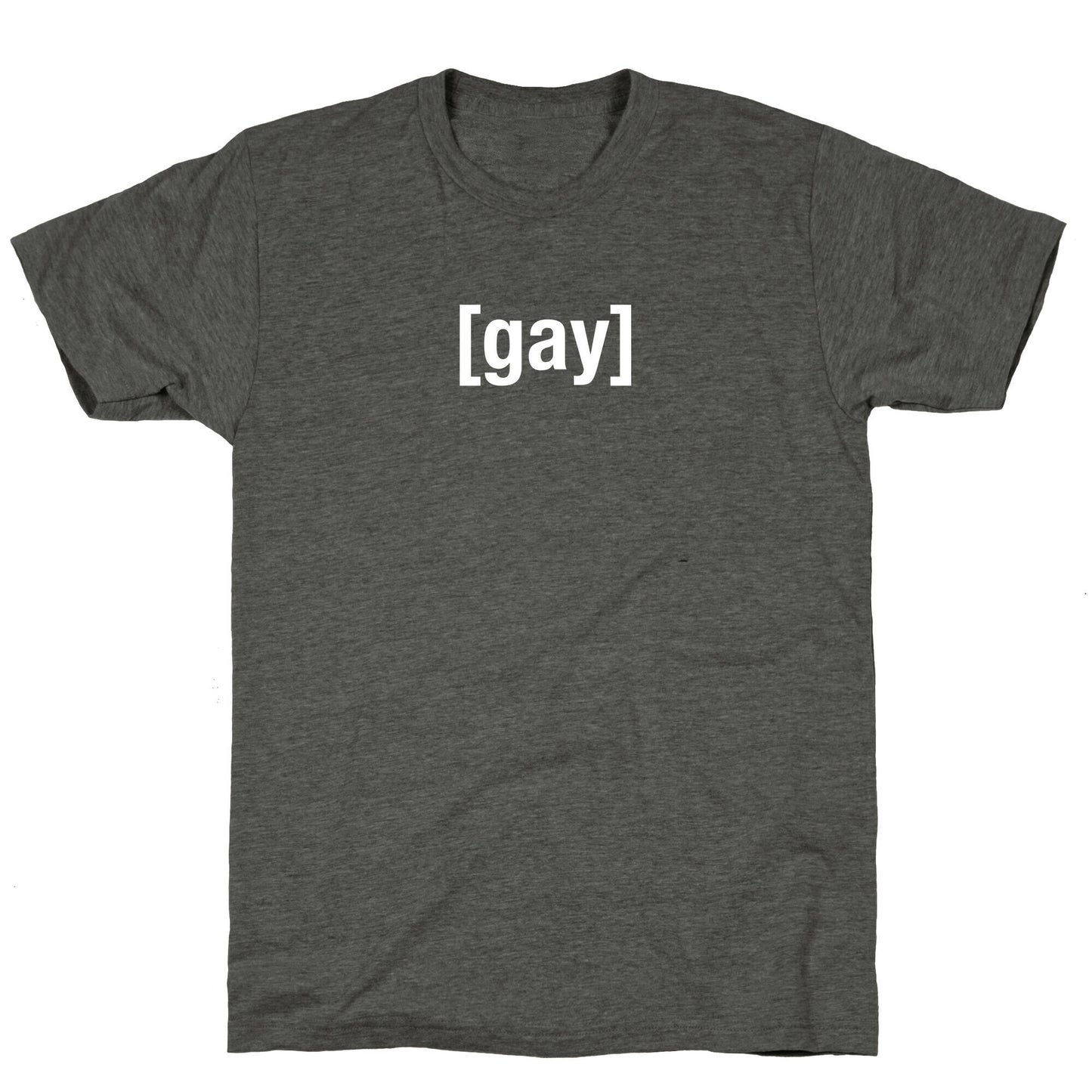 [Gay] Shirt (white) Unisex Triblend Tee