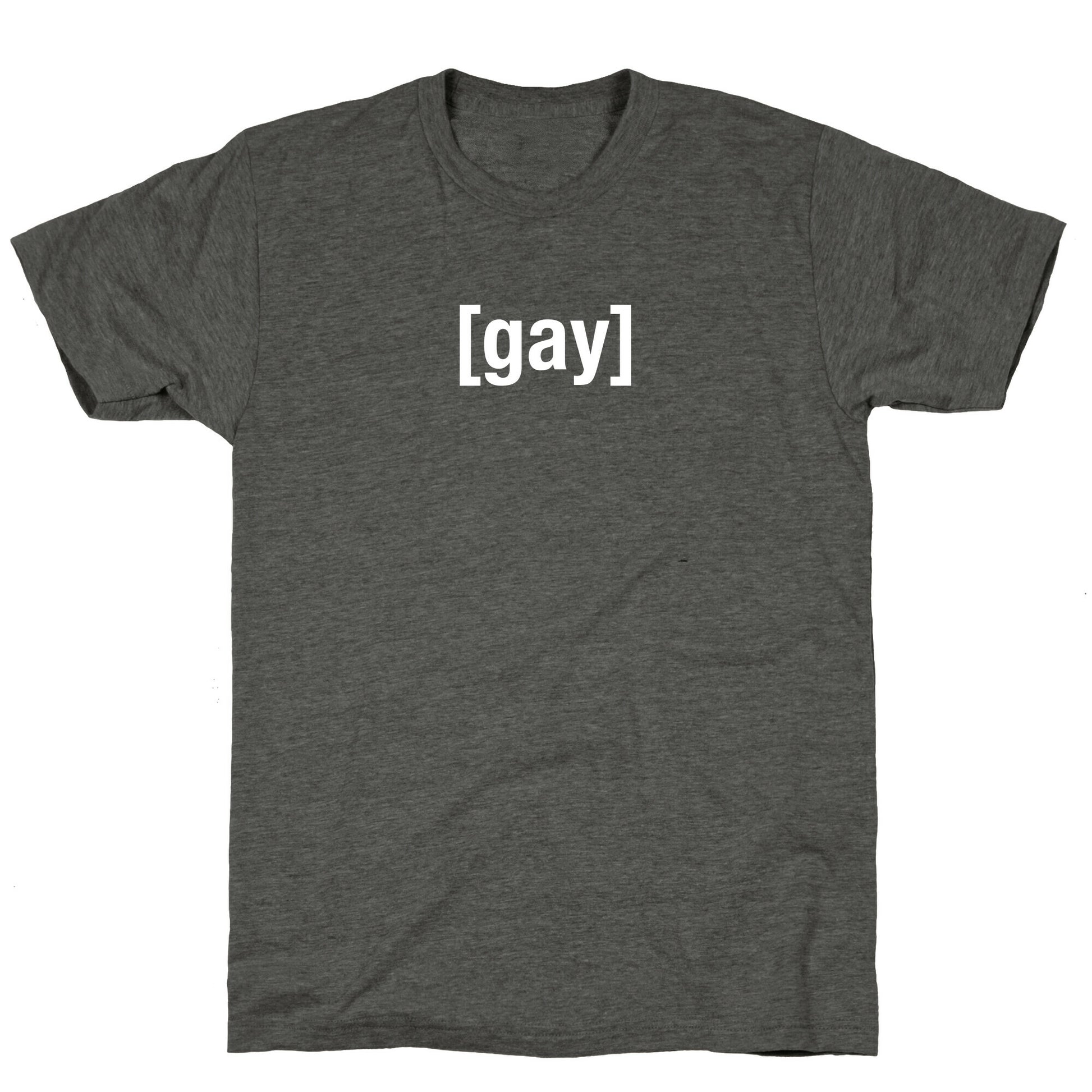 [Gay] Shirt (white) Unisex Triblend Tee