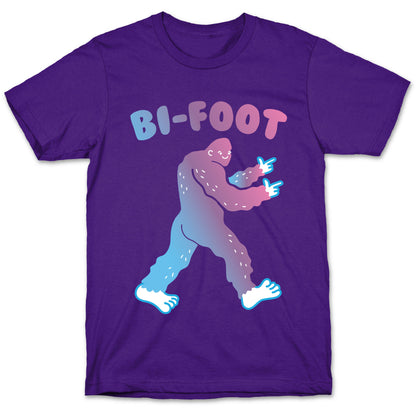 Bi-Foot Bisexual Bigfoot T-Shirt