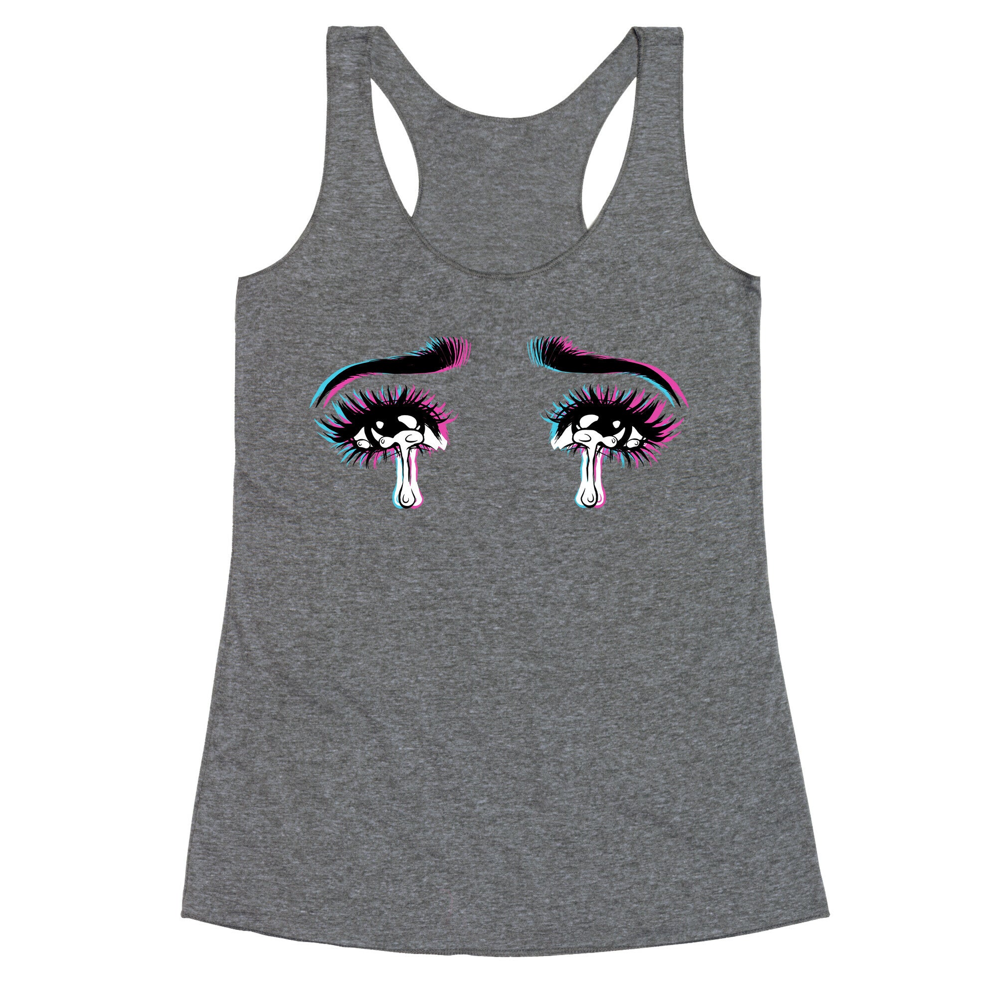 Anime Tears  Racerback Tank