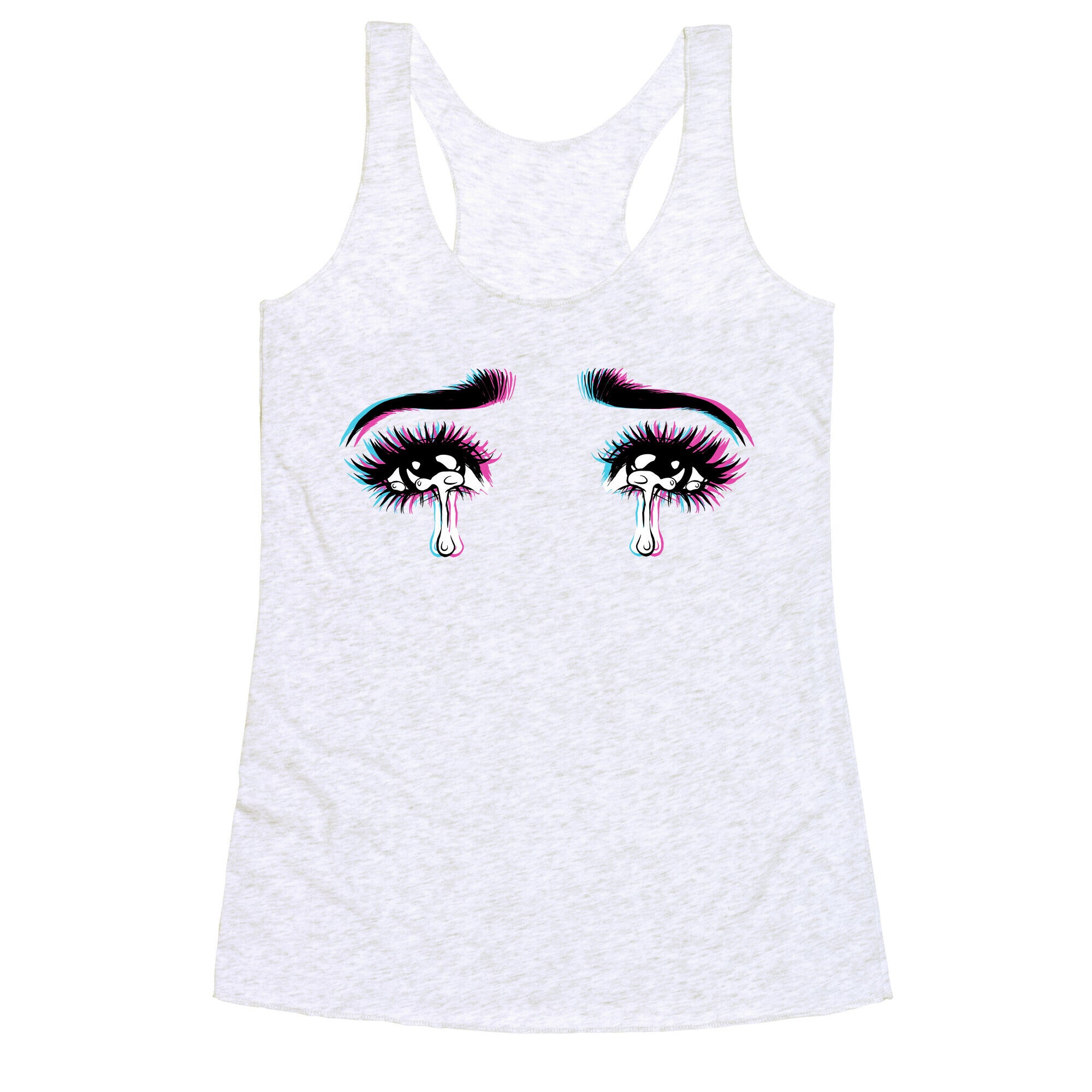 Anime Tears  Racerback Tank