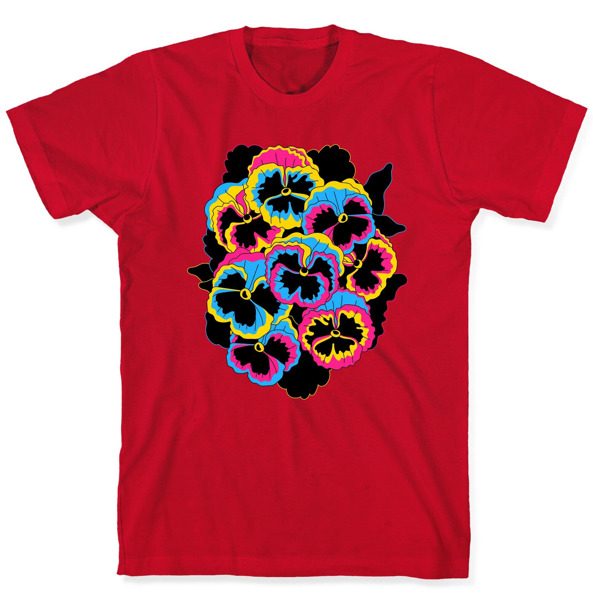 Pan-sy (Pansexual Pansies)  T-Shirt