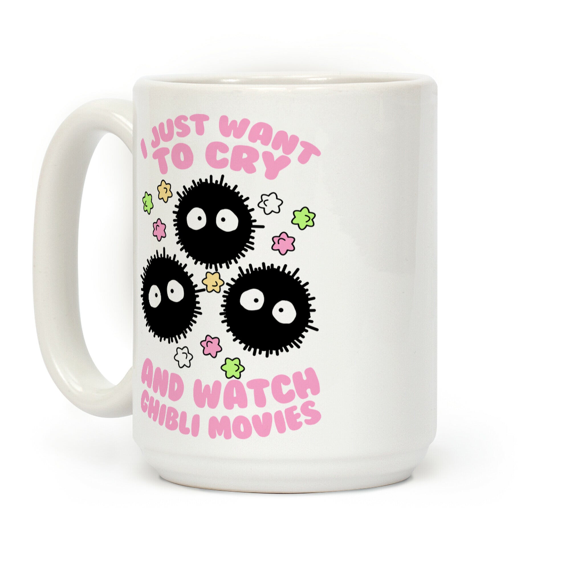 I Just Want To Cry And Watch Ghibli Movies Coffee Mug