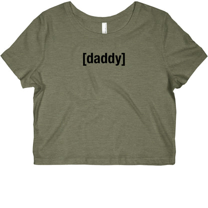 [Daddy] Shirt (black) Graphic Baby Tee