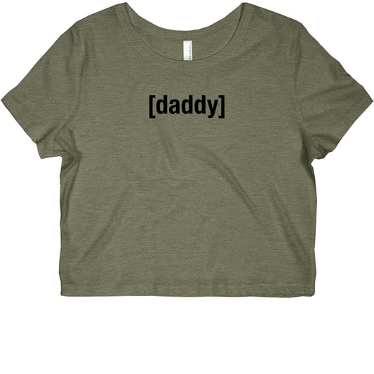 [Daddy] Shirt (black) Graphic Baby Tee