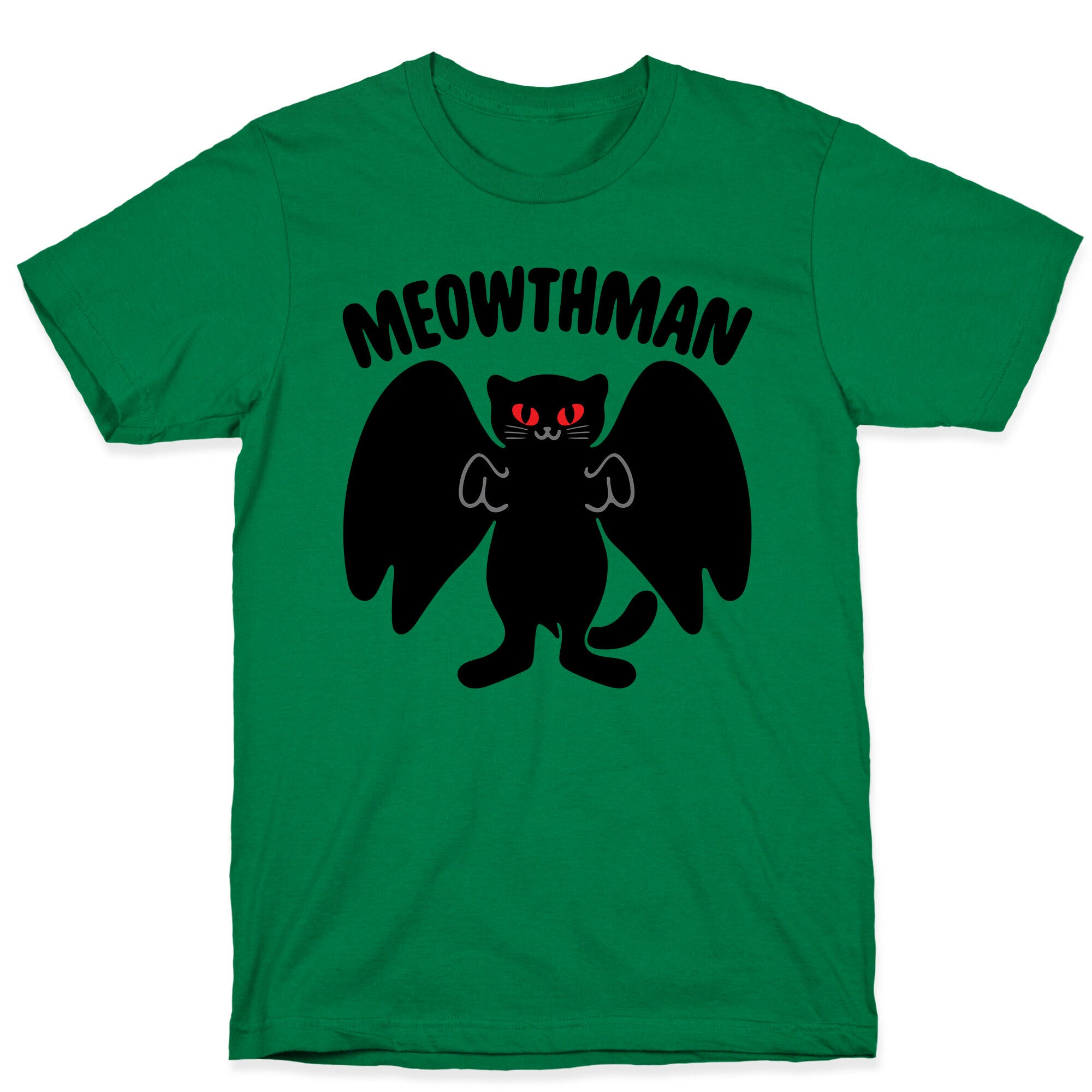 Meowthman Mothman Cat Parody T-Shirt