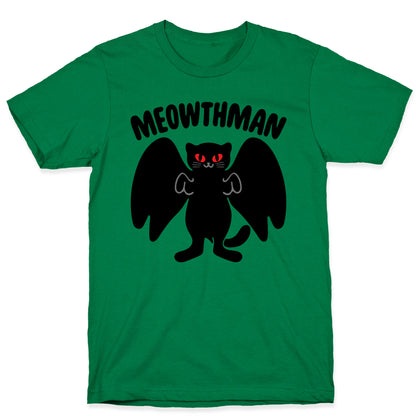Meowthman Mothman Cat Parody T-Shirt