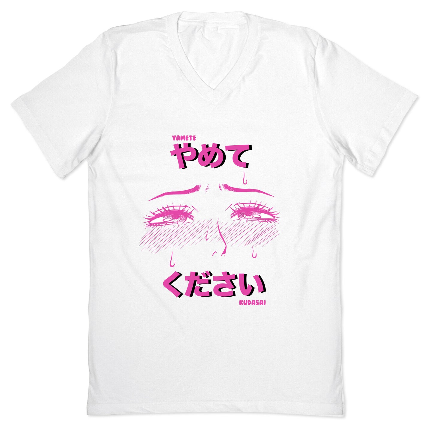 Yamete Kudasai (black shadow)  V-Neck