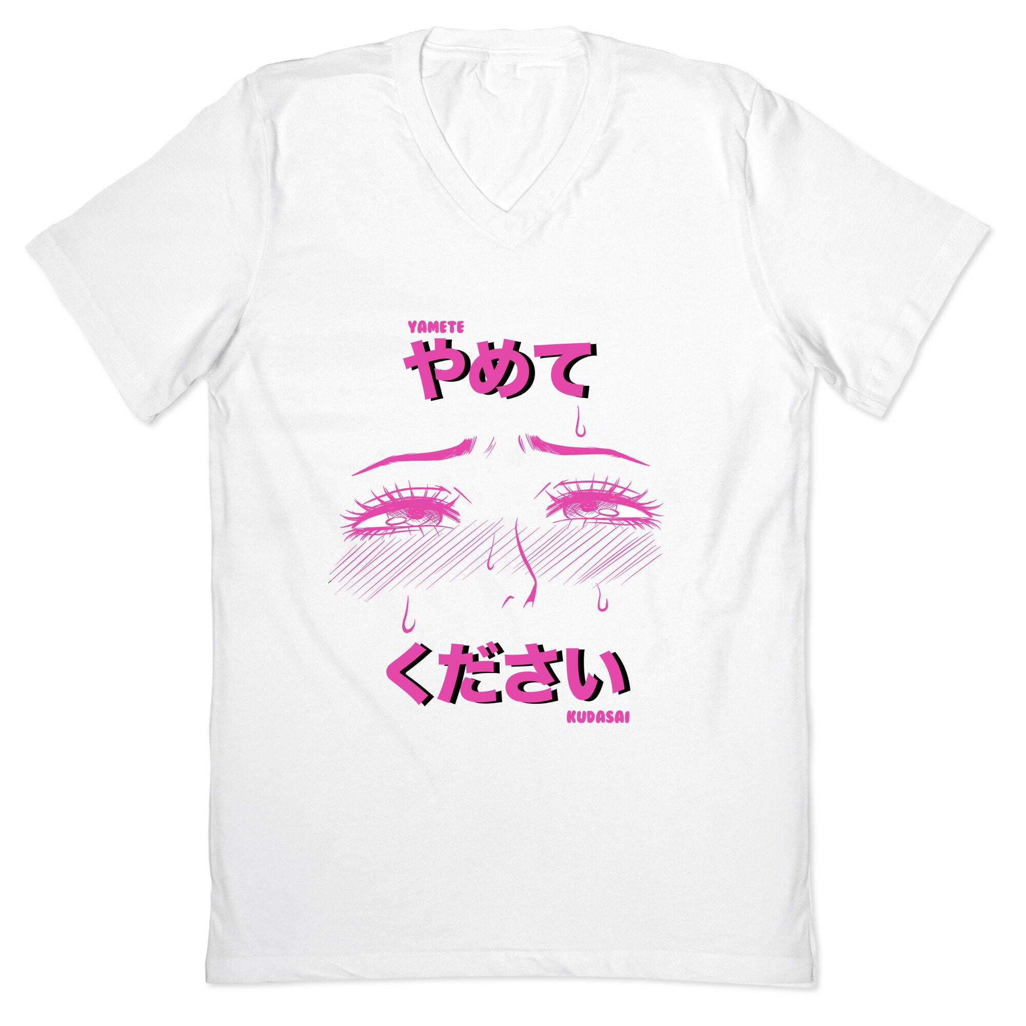 Yamete Kudasai (black shadow)  V-Neck