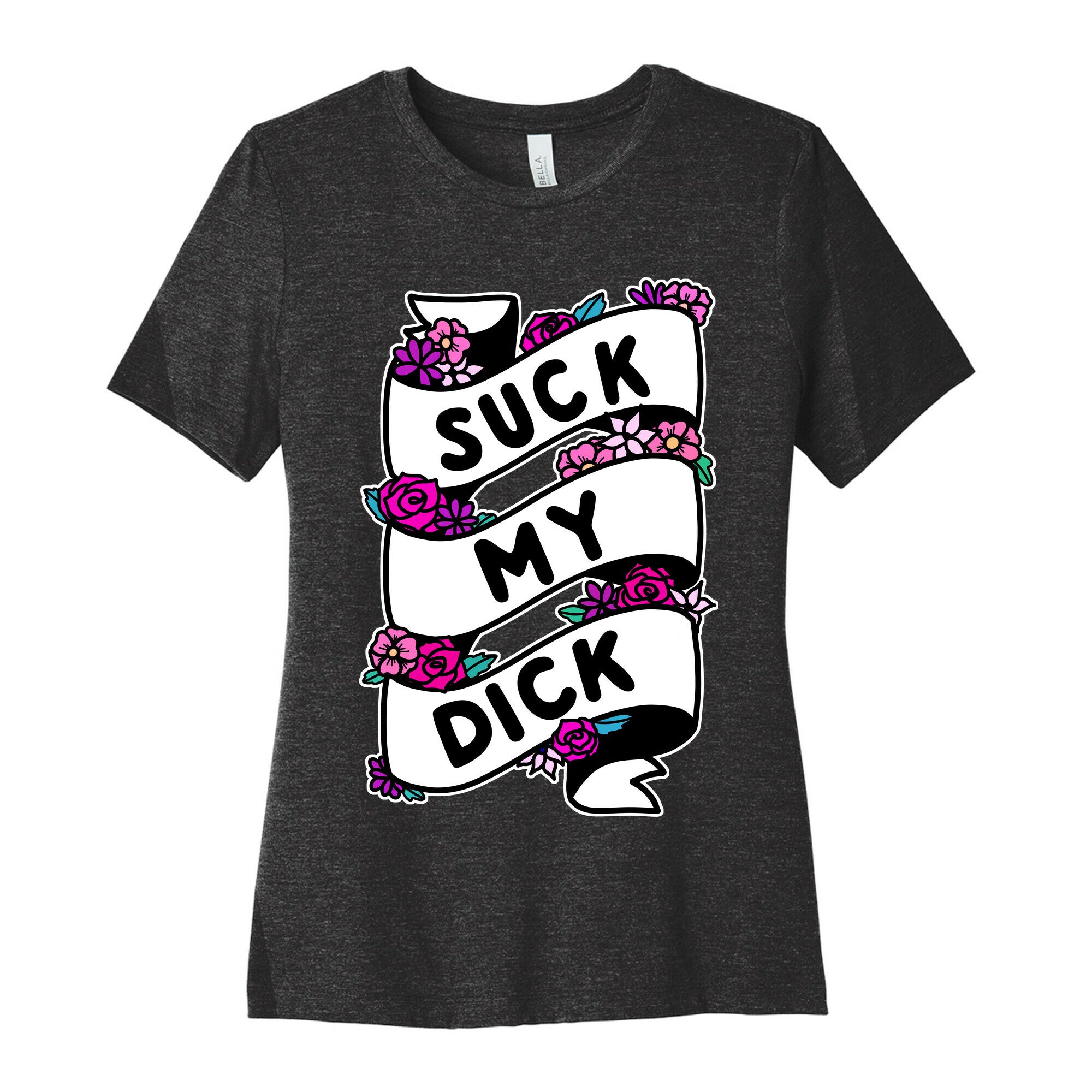 Suck My Dick Ribbon Women's Cotton Tee