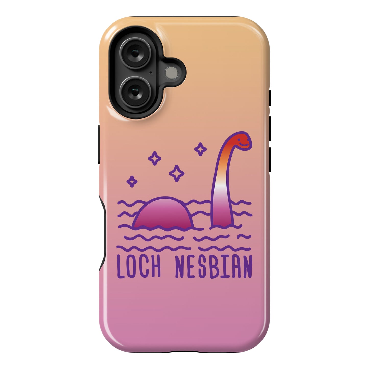 Loch Nesbian Lesbian Nessie Phone Case