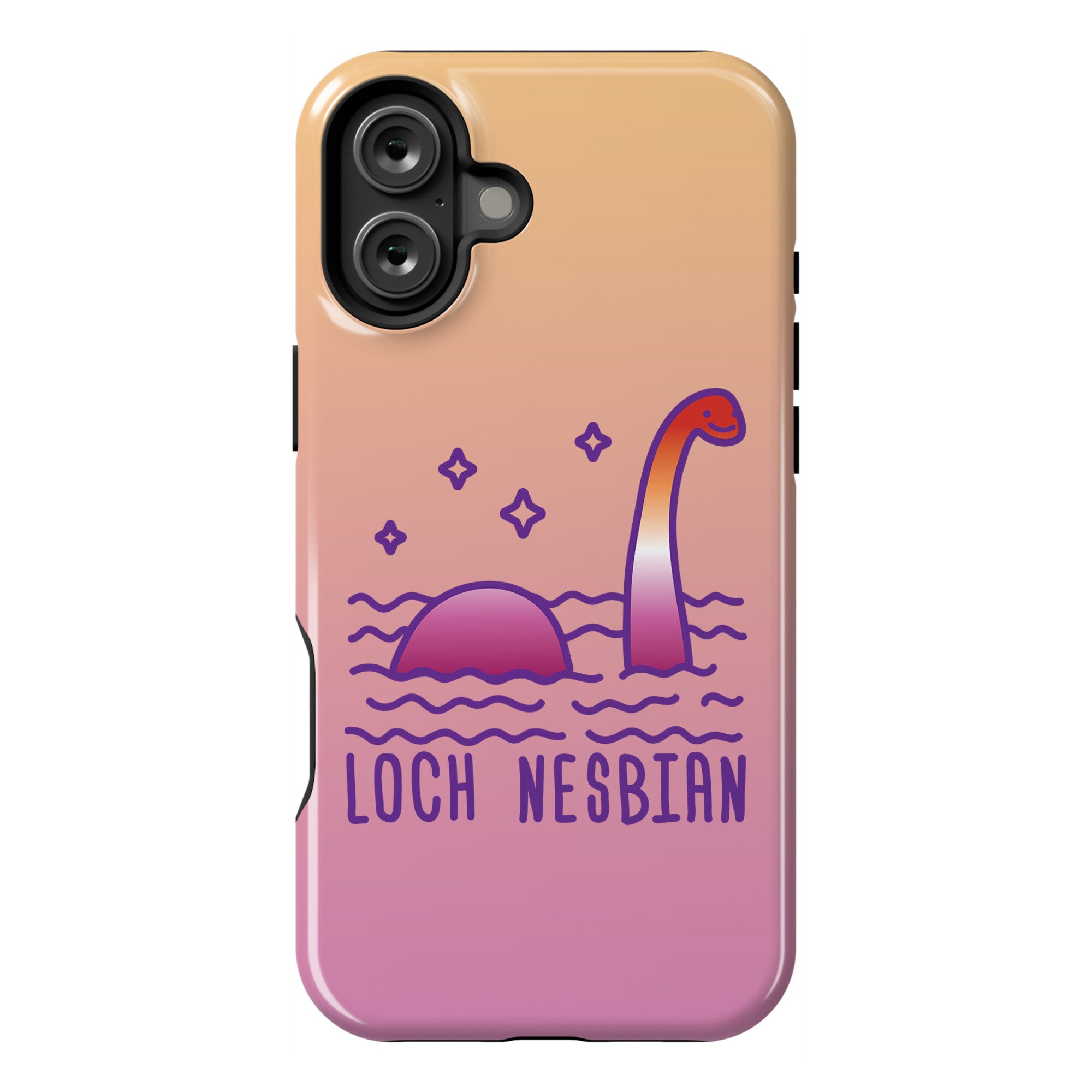 Loch Nesbian Lesbian Nessie Phone Case