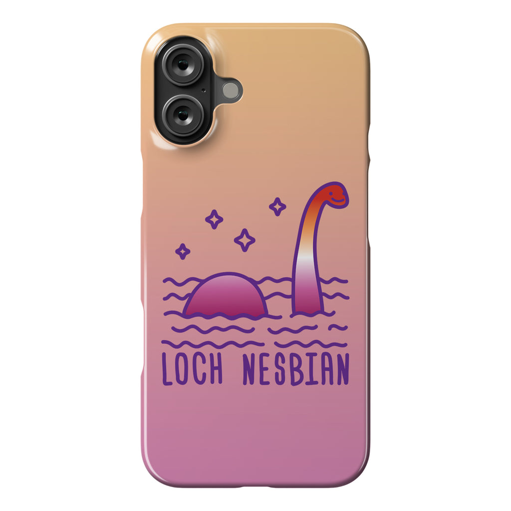 Loch Nesbian Lesbian Nessie Phone Case