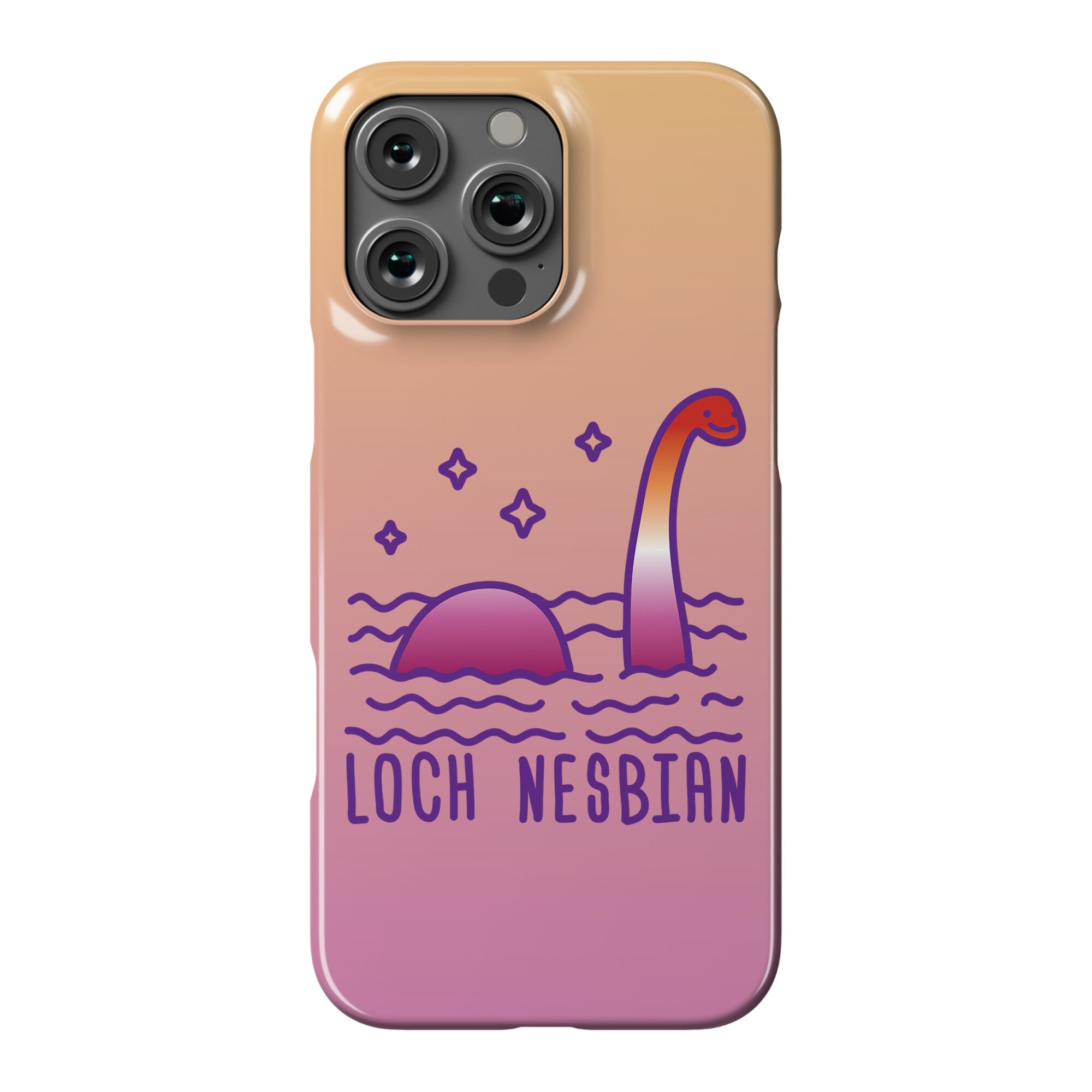 Loch Nesbian Lesbian Nessie Phone Case