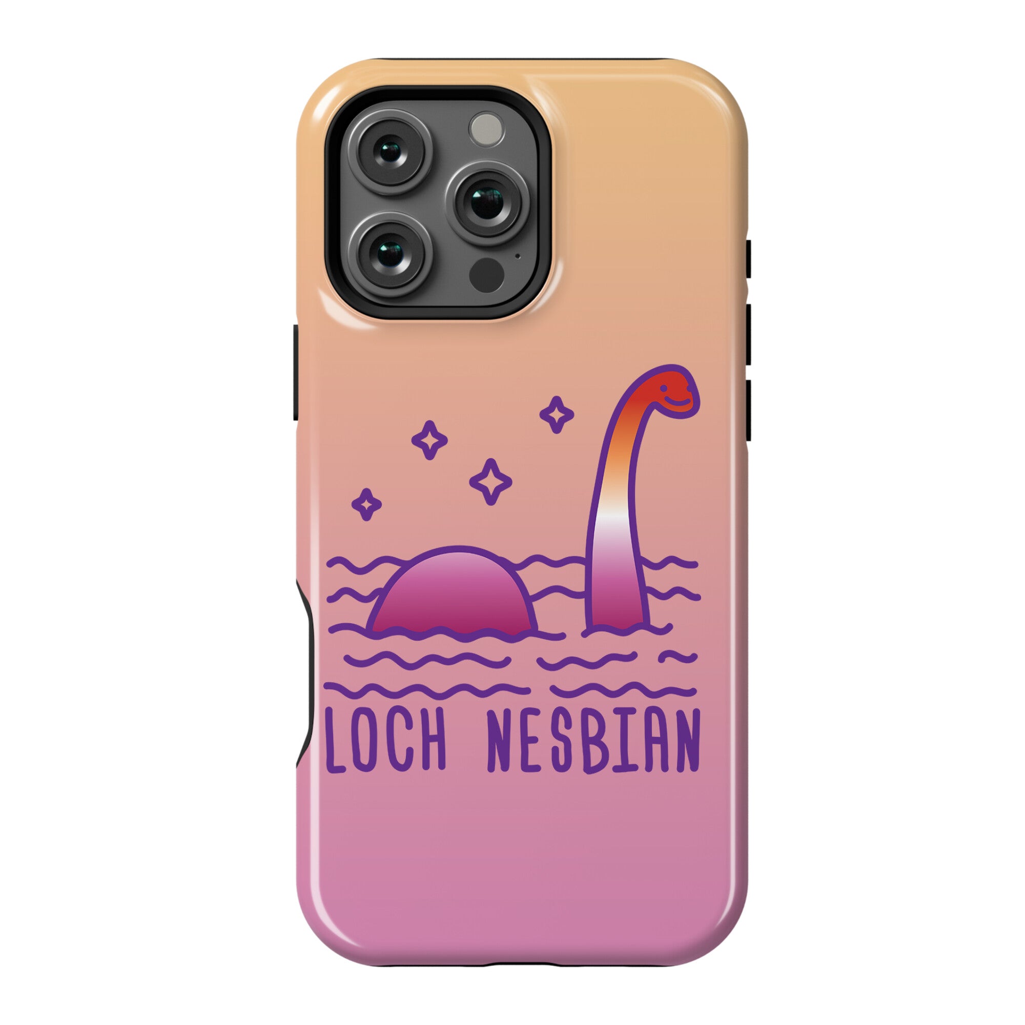 Loch Nesbian Lesbian Nessie Phone Case