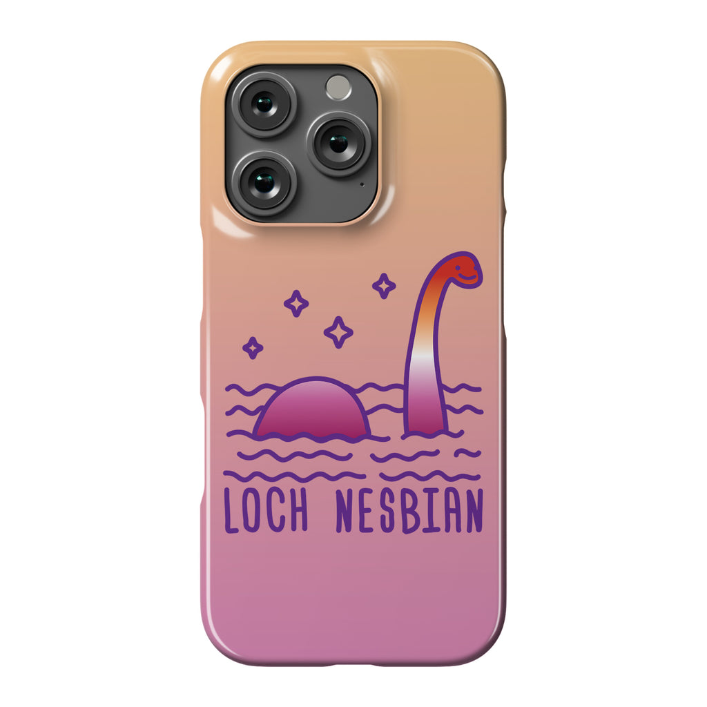 Loch Nesbian Lesbian Nessie Phone Case