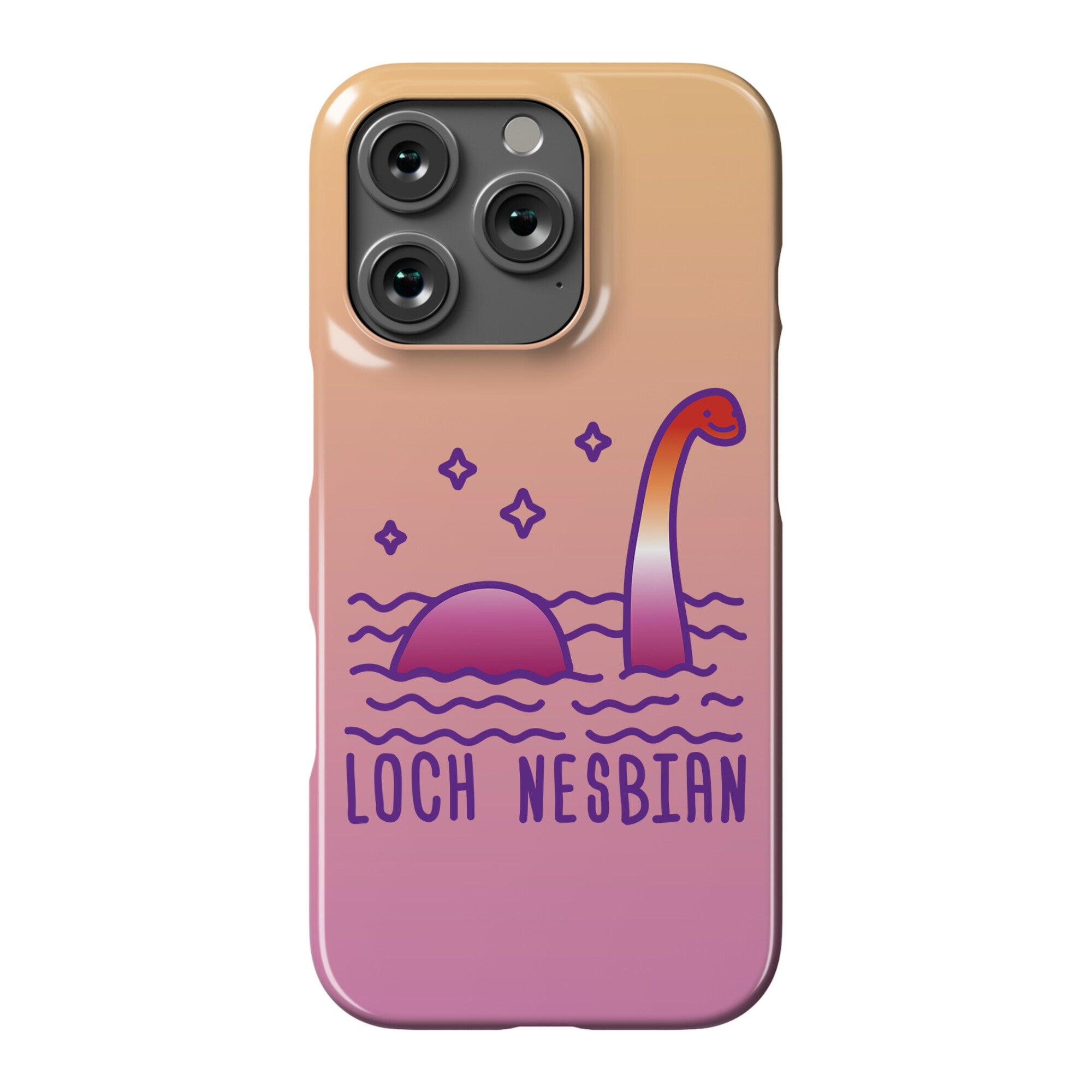 Loch Nesbian Lesbian Nessie Phone Case