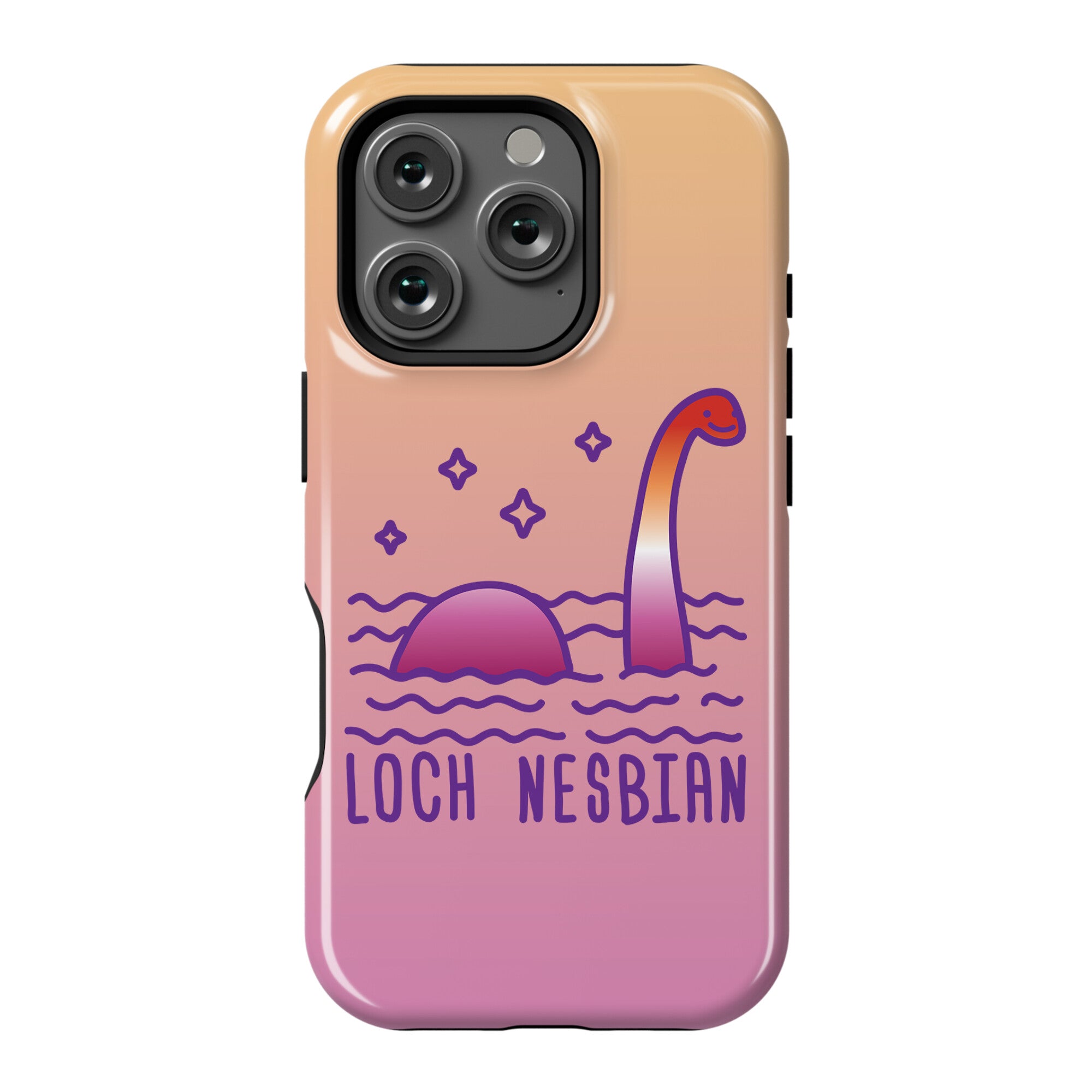Loch Nesbian Lesbian Nessie Phone Case