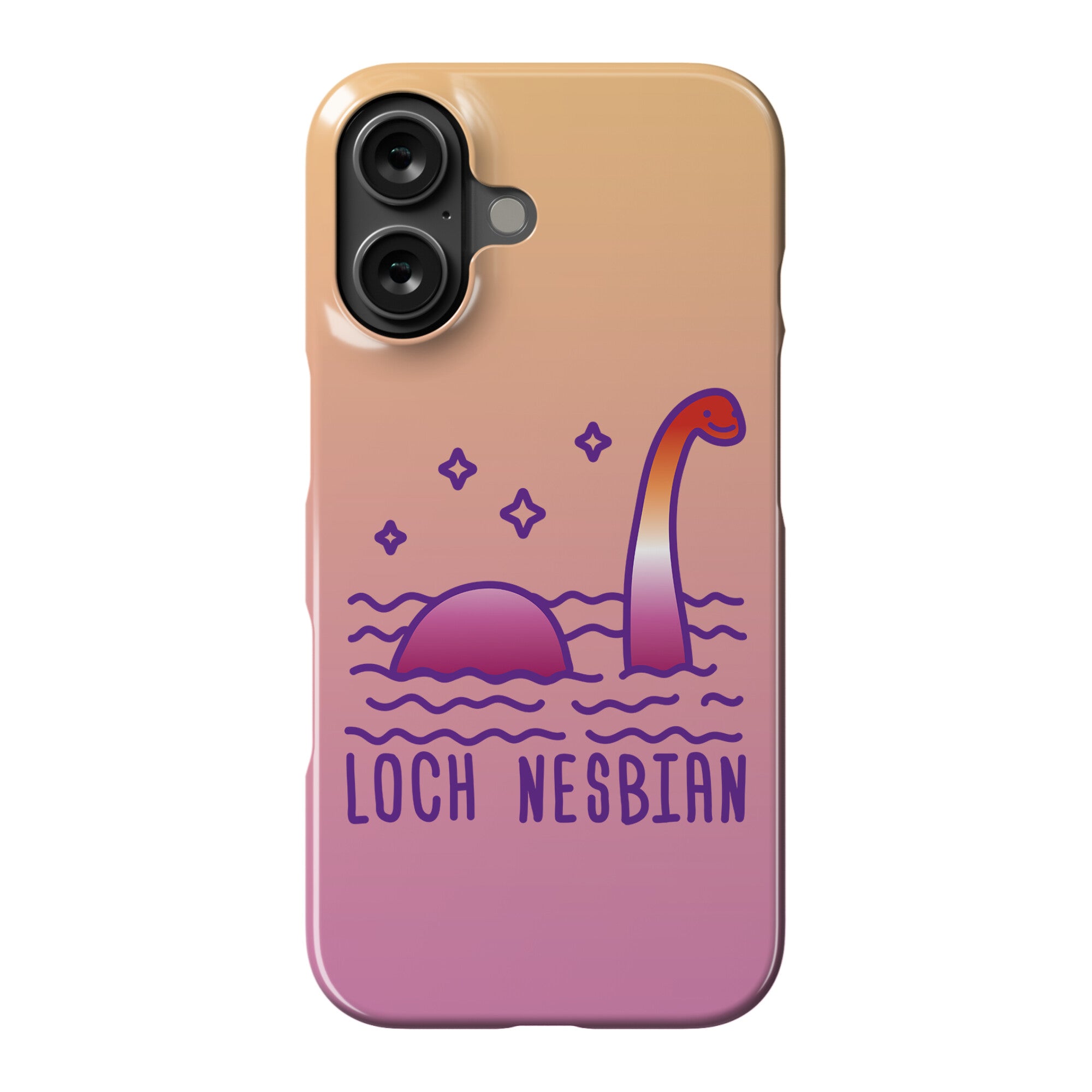 Loch Nesbian Lesbian Nessie Phone Case