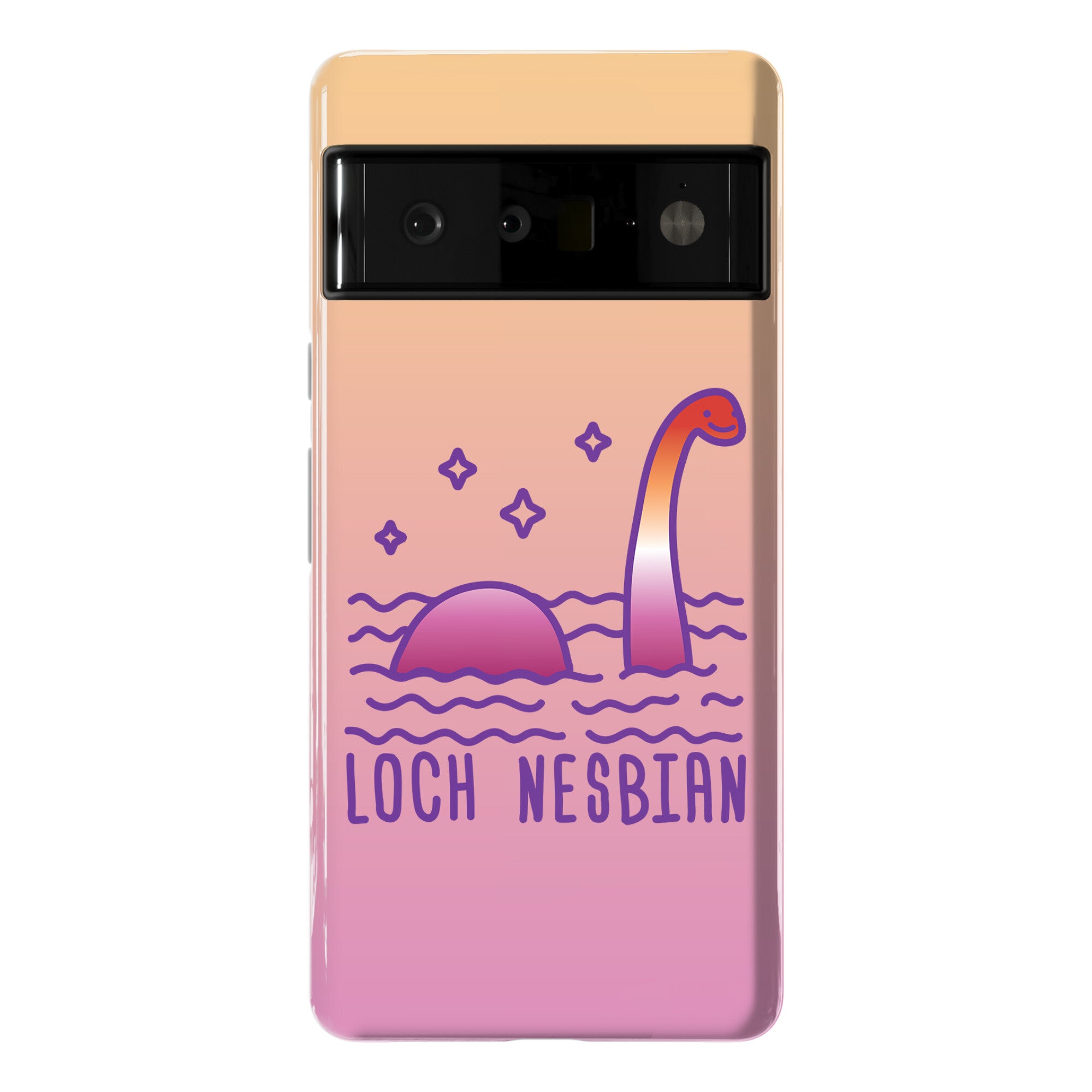 Loch Nesbian Lesbian Nessie Phone Case