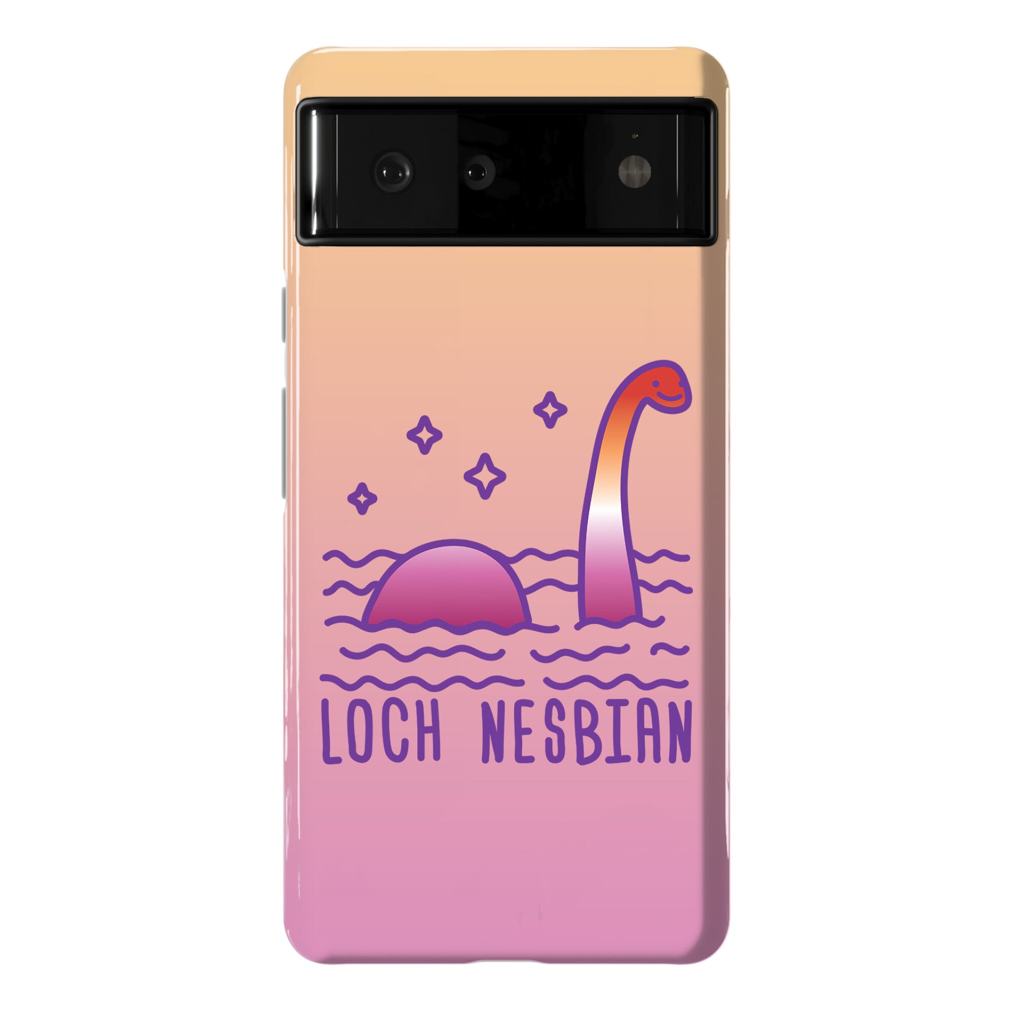 Loch Nesbian Lesbian Nessie Phone Case