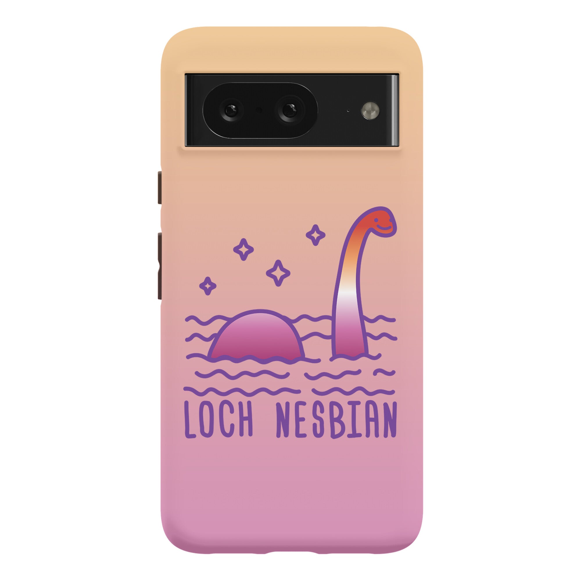 Loch Nesbian Lesbian Nessie Phone Case