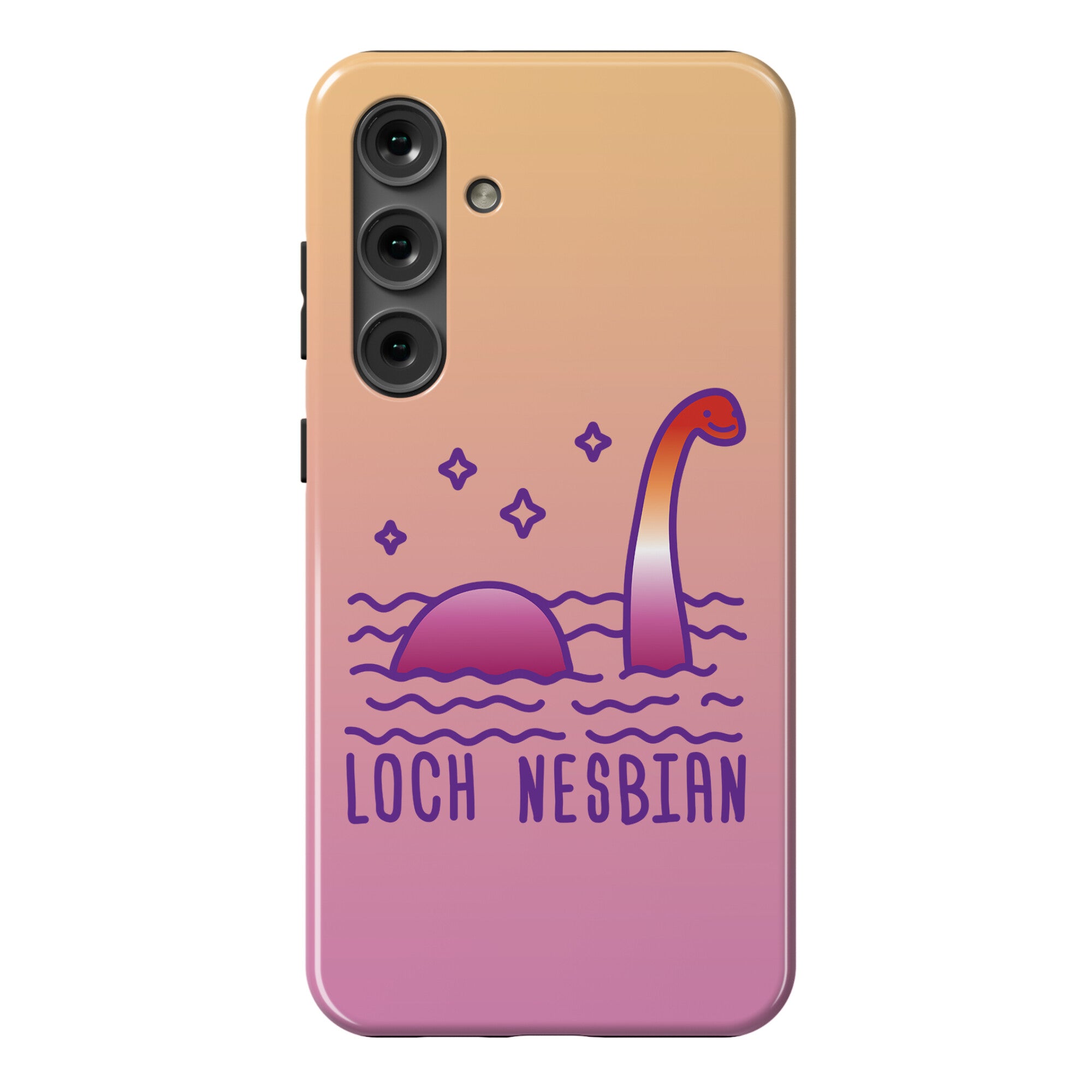 Loch Nesbian Lesbian Nessie Phone Case