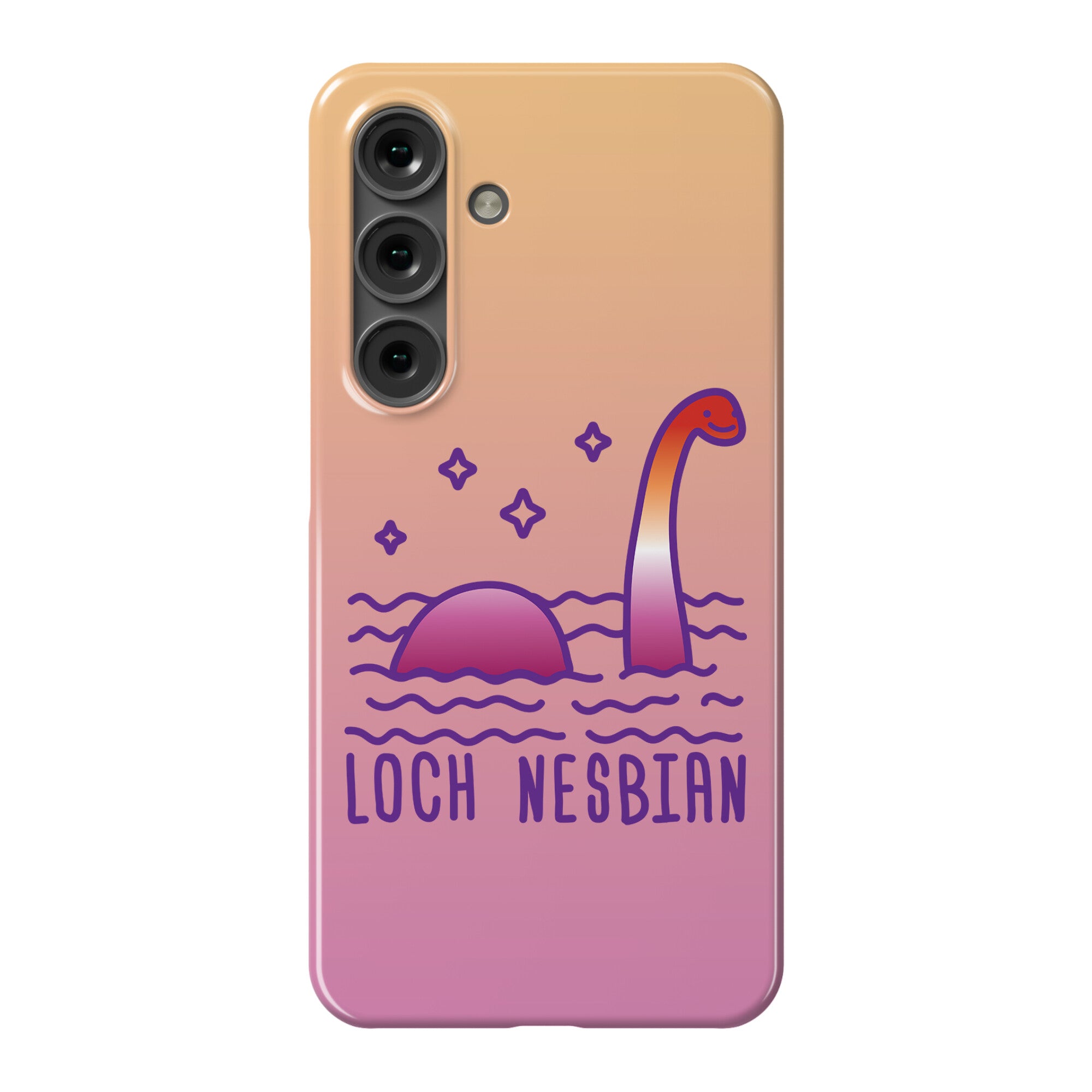 Loch Nesbian Lesbian Nessie Phone Case