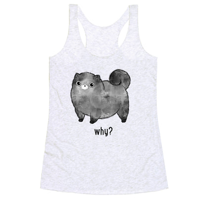 Sassy Cute Pup  Racerback Tank
