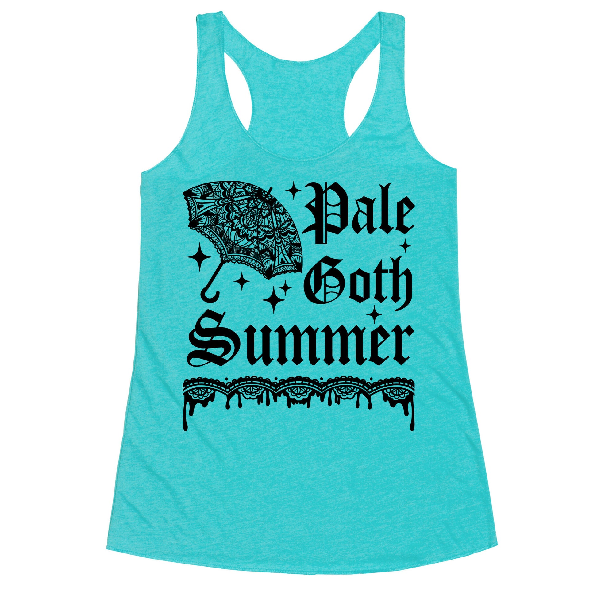 Pale Goth Summer Racerback Tank