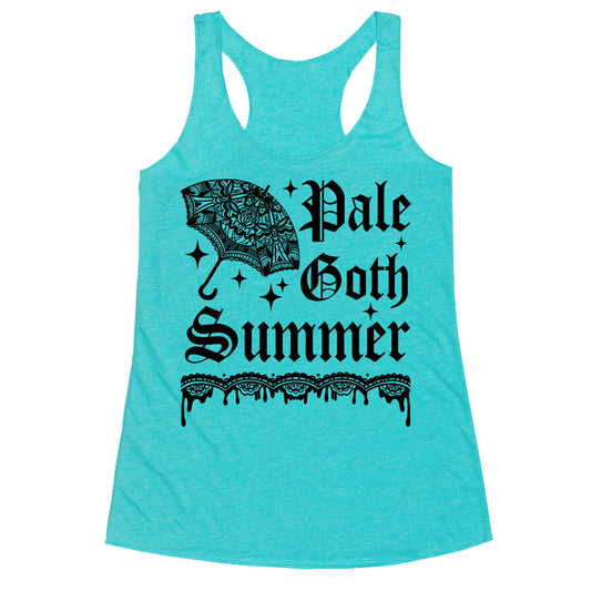 Pale Goth Summer Racerback Tank