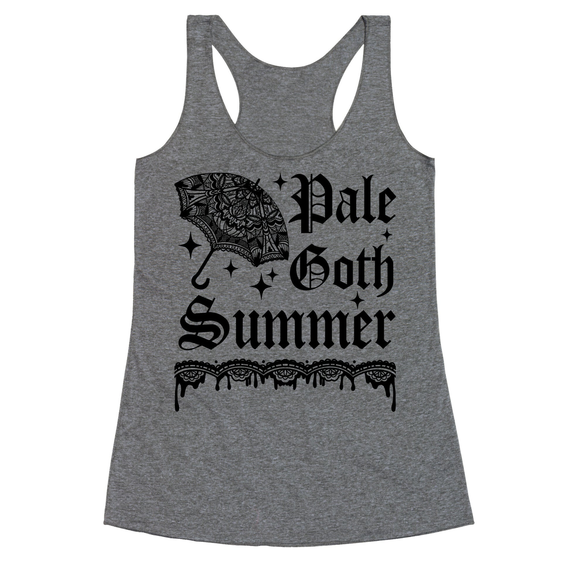 Pale Goth Summer Racerback Tank
