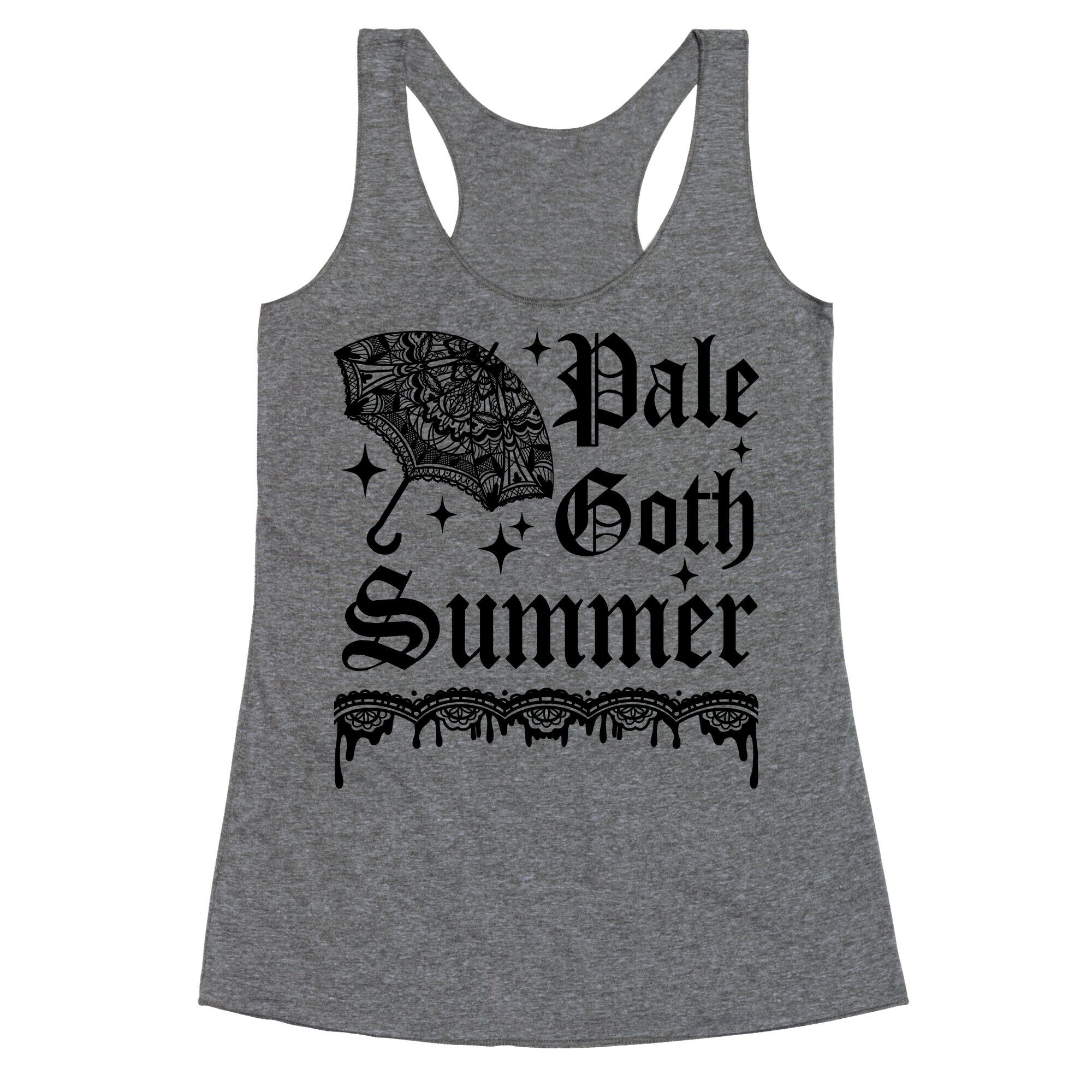 Pale Goth Summer Racerback Tank