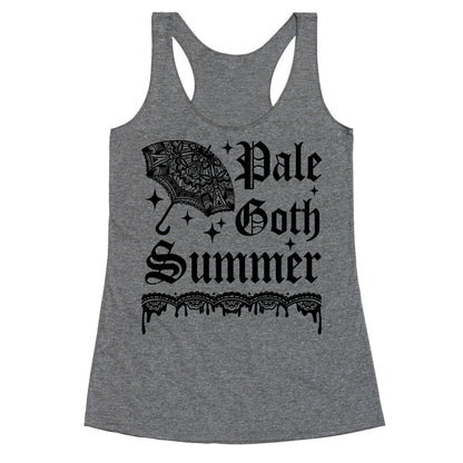 Pale Goth Summer Racerback Tank