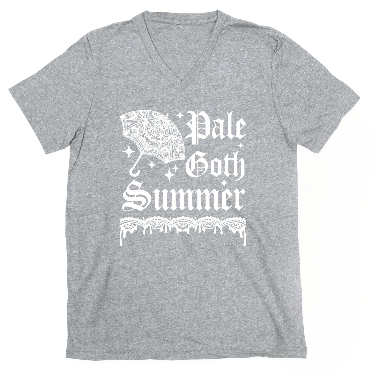 Pale Goth Summer V-Neck