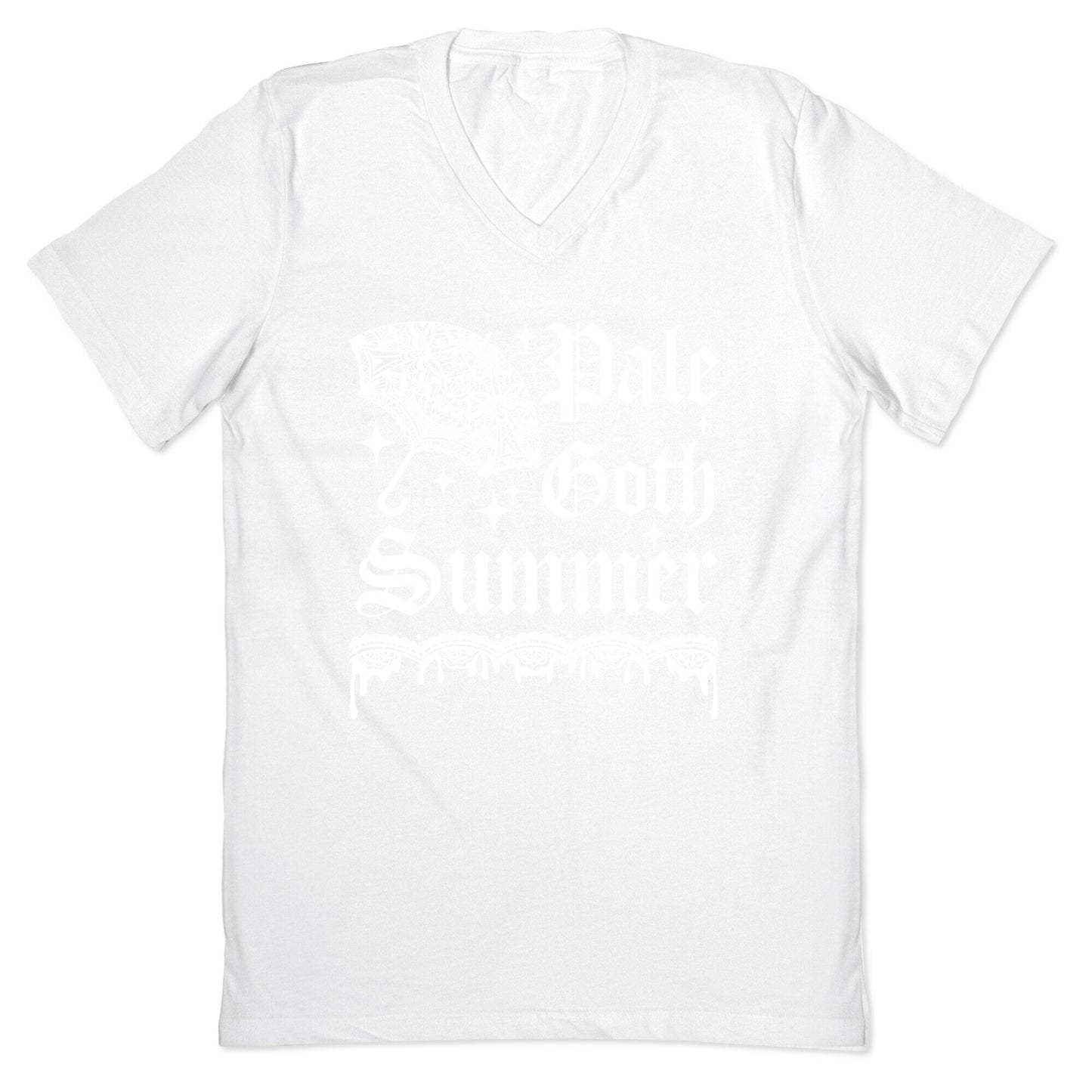 Pale Goth Summer V-Neck