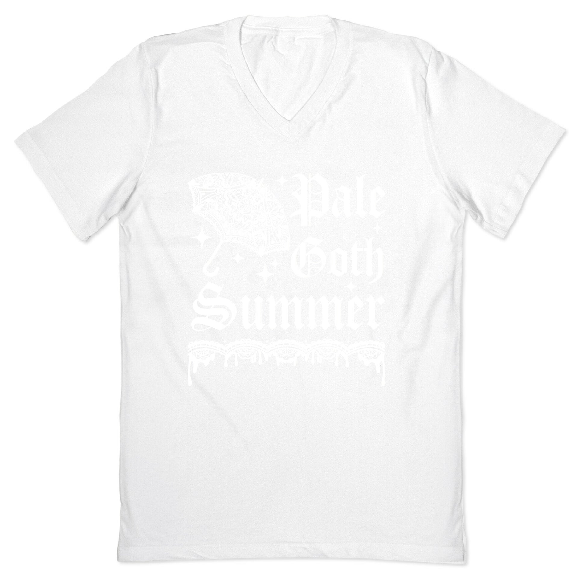 Pale Goth Summer V-Neck