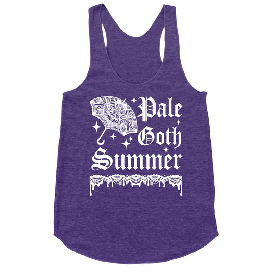 Pale Goth Summer Racerback Tank