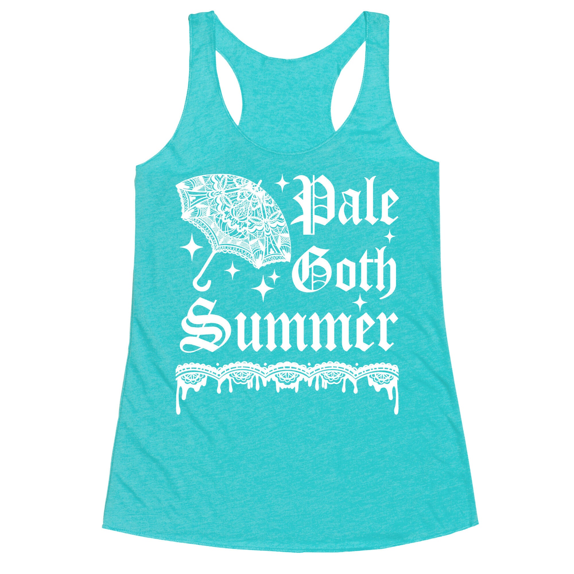 Pale Goth Summer Racerback Tank