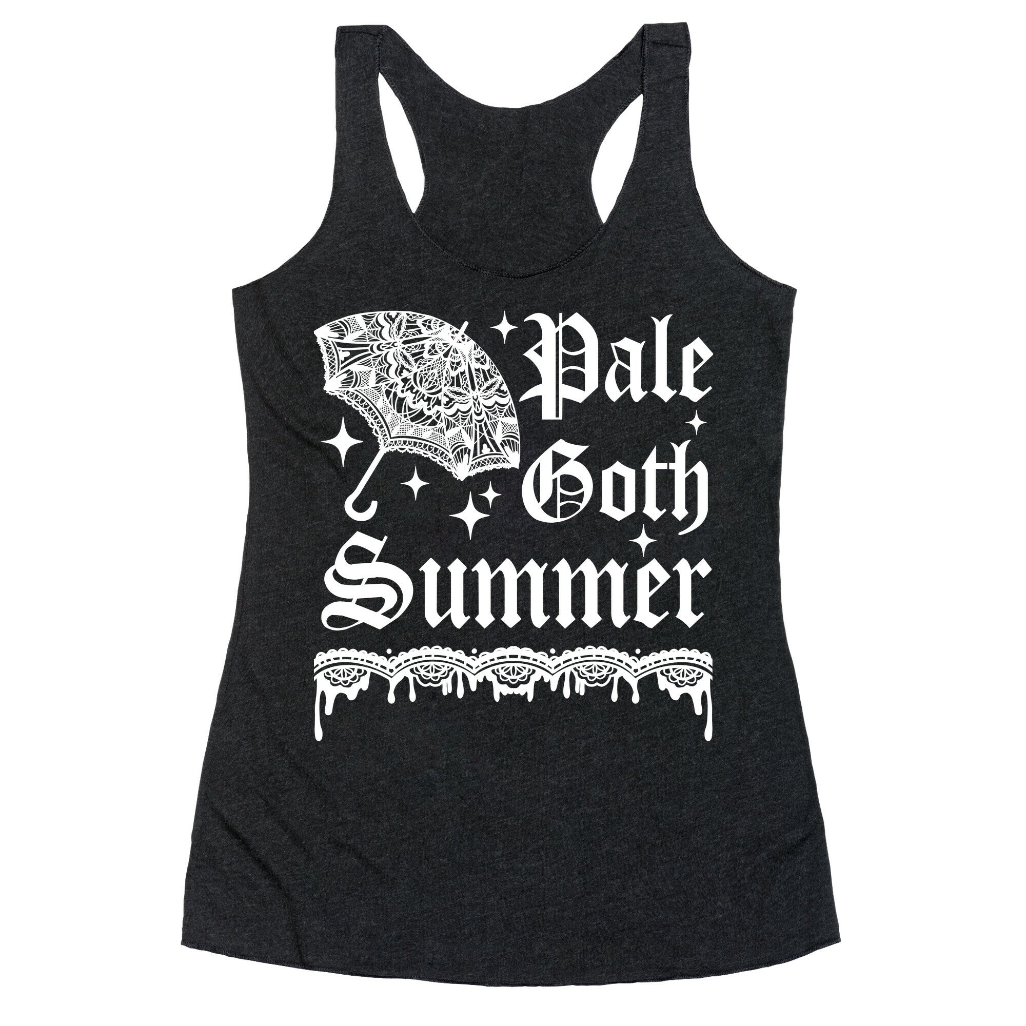 Pale Goth Summer Racerback Tank