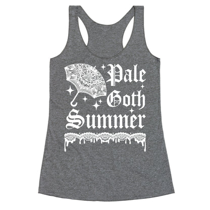 Pale Goth Summer Racerback Tank
