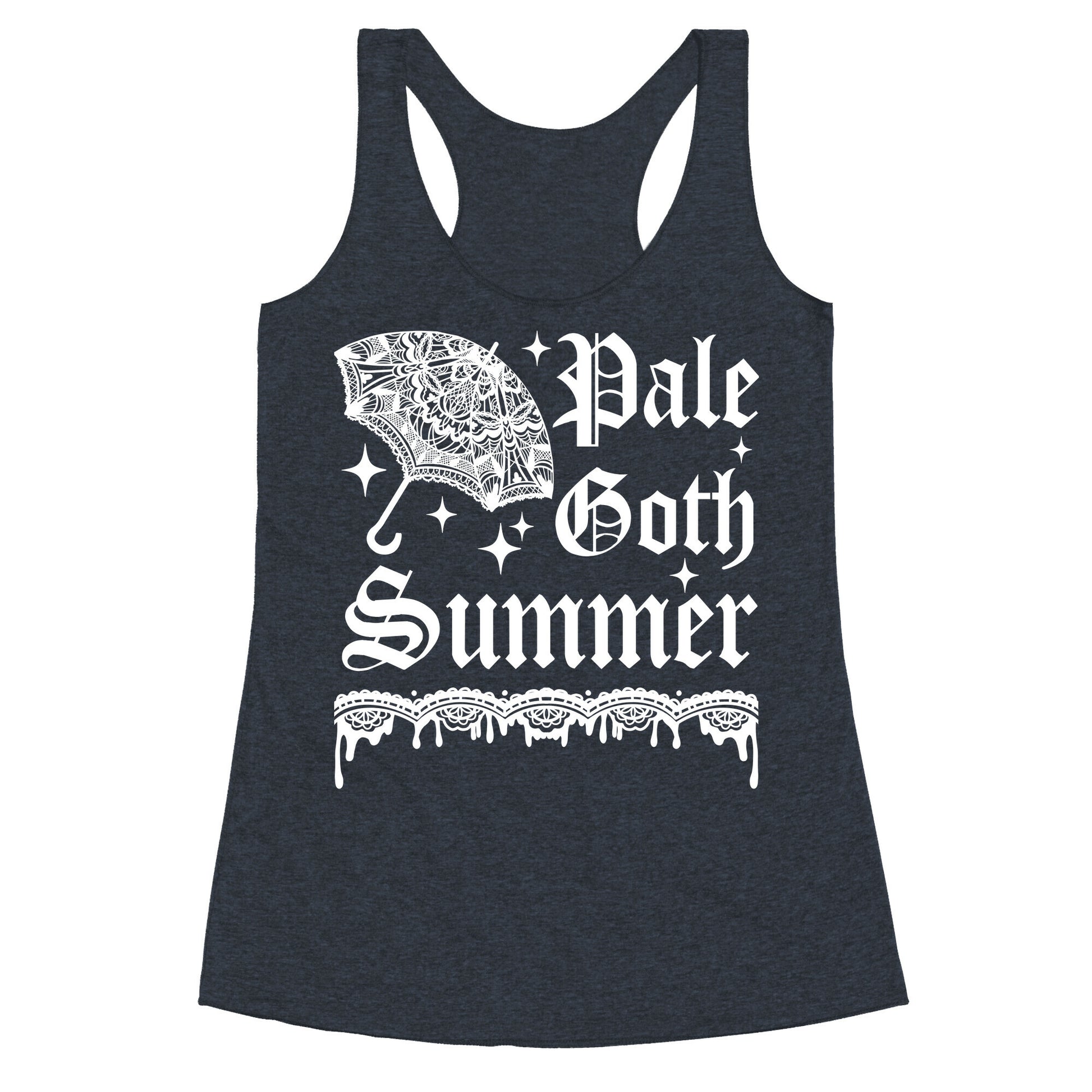 Pale Goth Summer Racerback Tank
