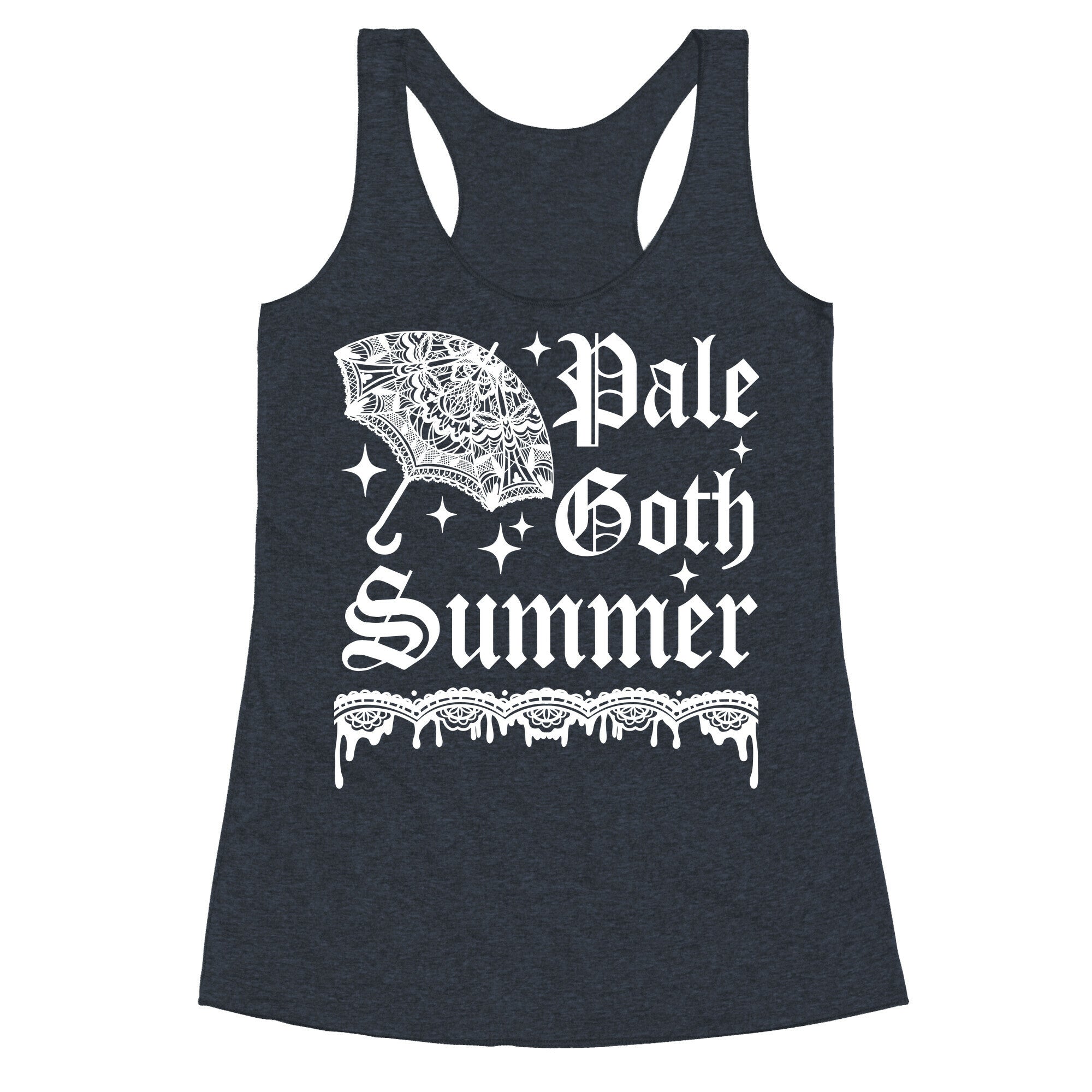 Pale Goth Summer Racerback Tank