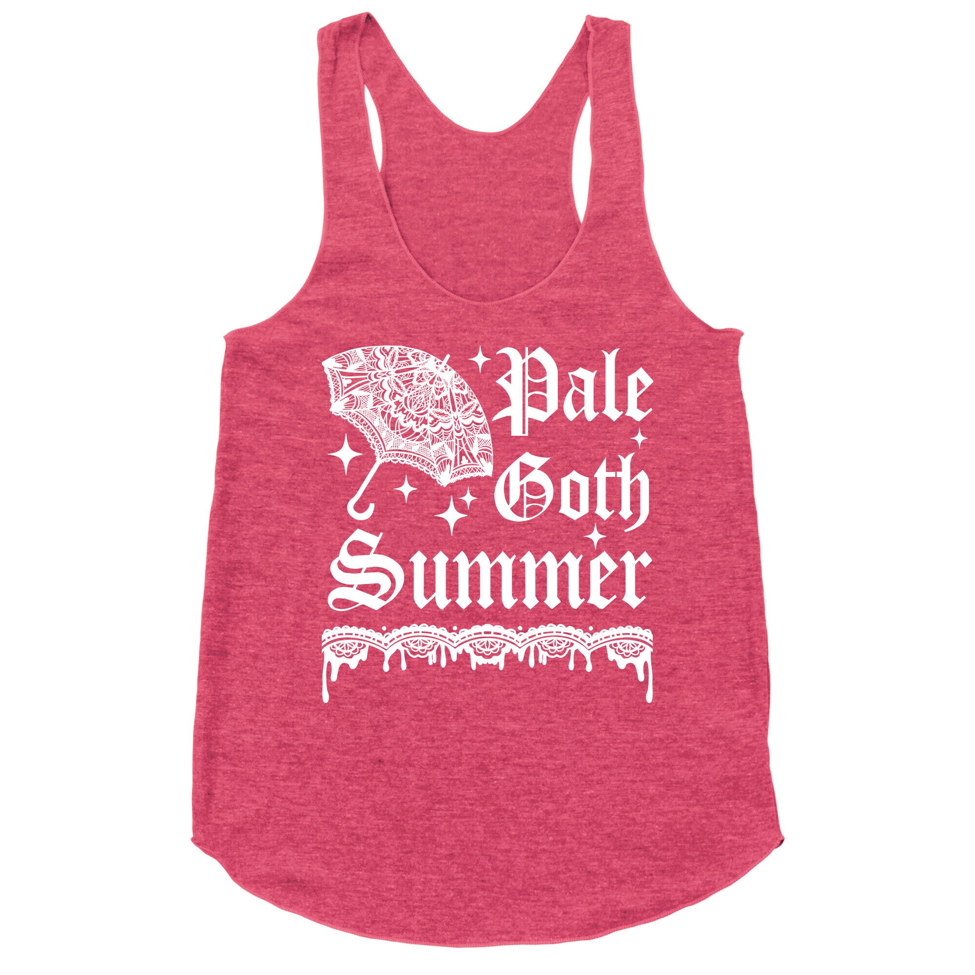 Pale Goth Summer Racerback Tank
