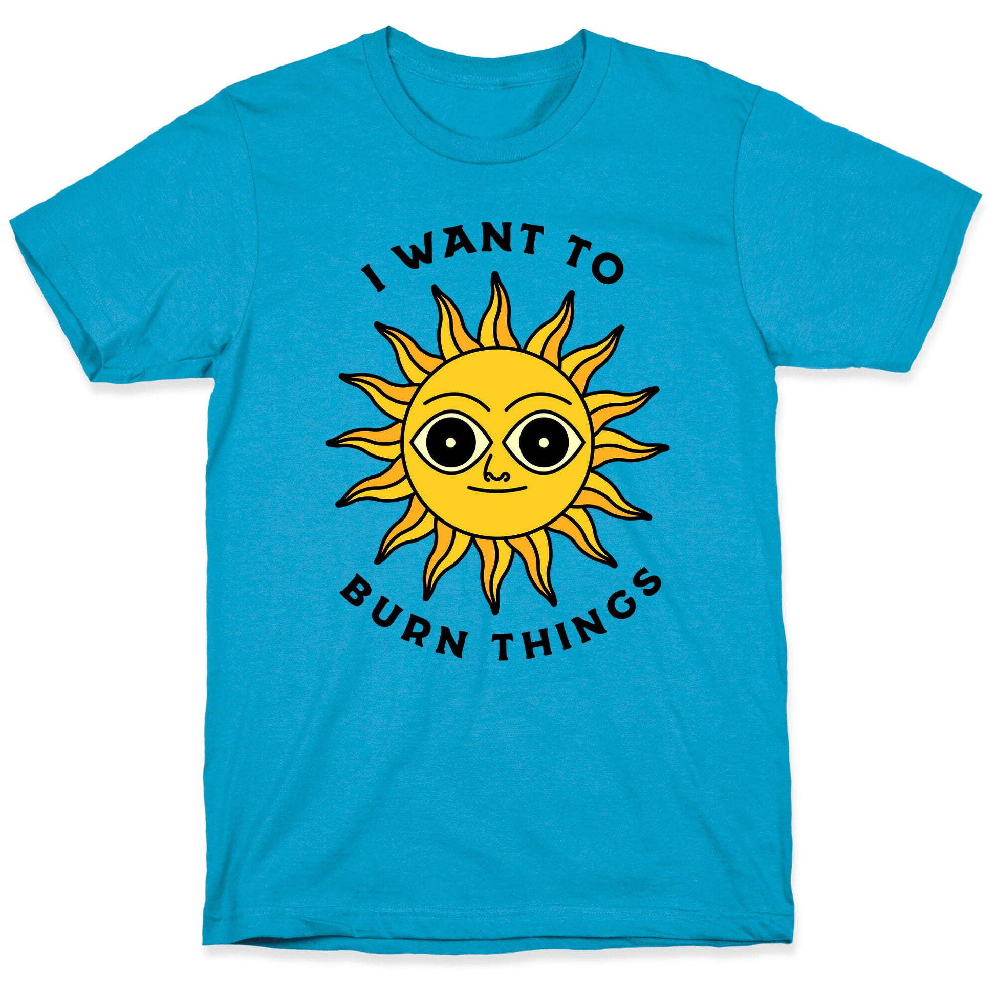 I Want to Burn Things (Scary Sun) Unisex Triblend Tee